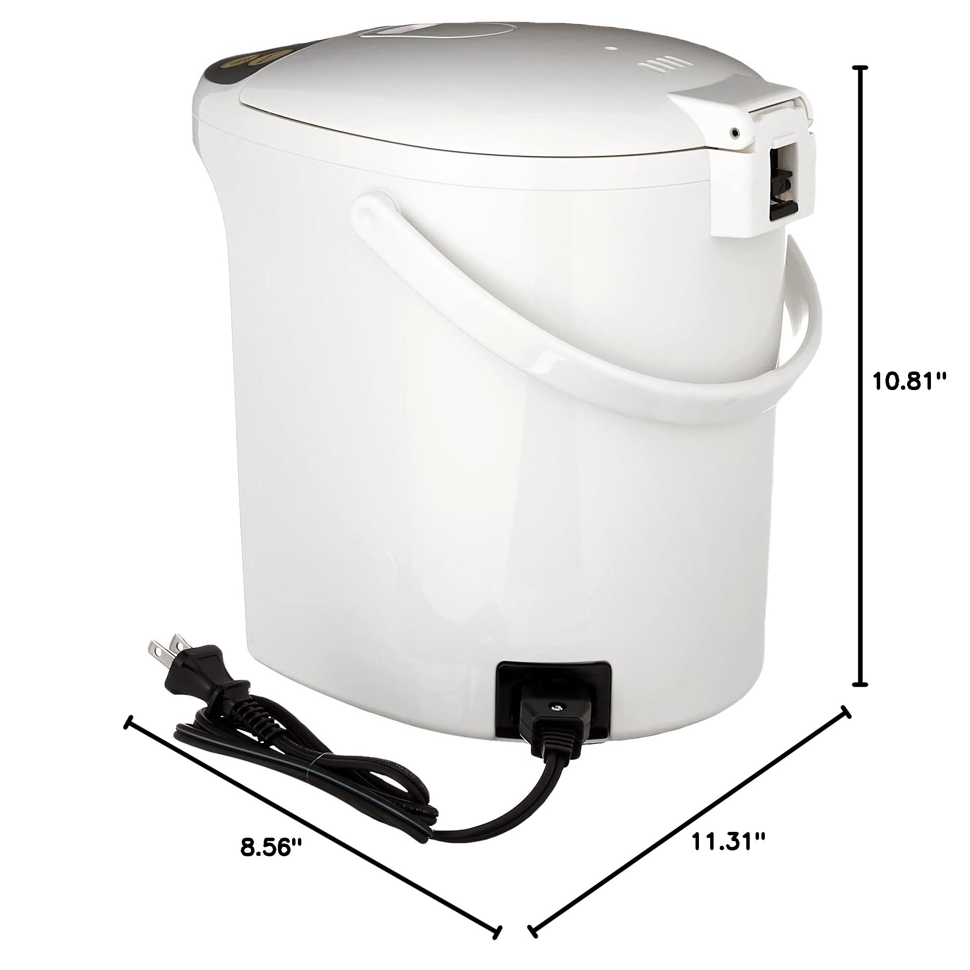 Panasonic RA41660 Electric Thermo Pot Water Boiler Dispenser NC-EG3000 - 3.2 Quart White Hot Water Dispenser with Slow-Drip Mode for Coffee, Tea, Hot Cocoa, Soups & Baby Food - Perfect for Home, Office & Kitchen Use