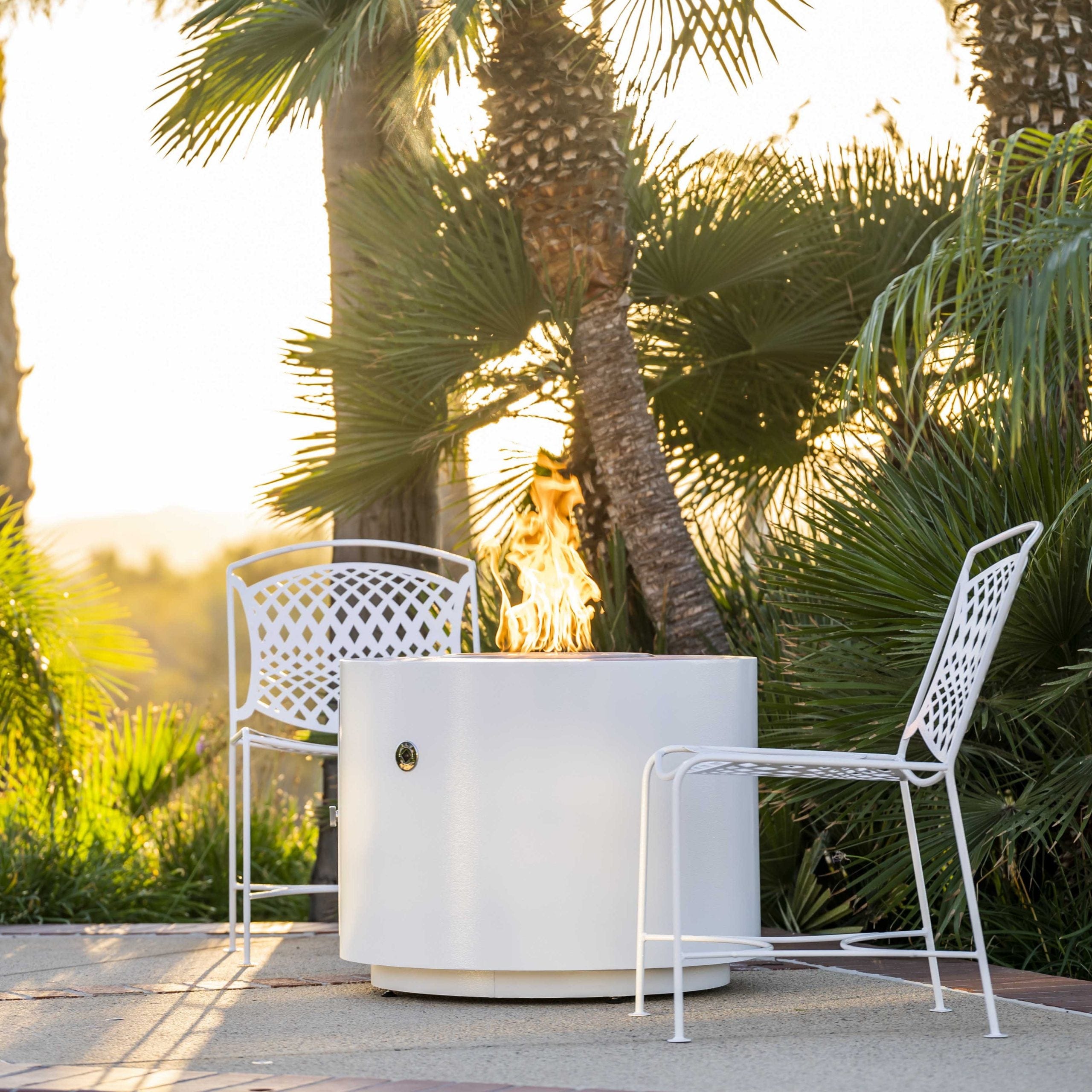 Premium Powder Coated Steel Outdoor Fire Pit - 32