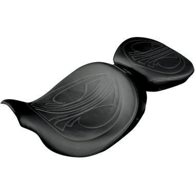 Danny Gray Airhawk Bigseat Backrest Solo Seat for Harley Davidson - Comfort Motorcycle Seat with Airhawk Technology, Perfect for Long Rides and Touring