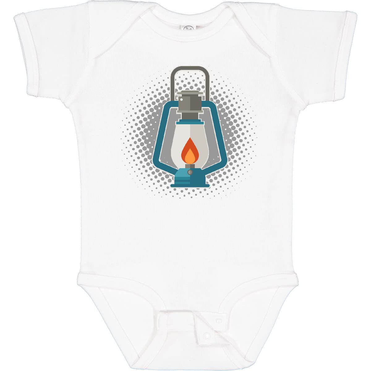 Inktastic Camping Lantern Vacation Tent Camper Baby Bodysuit - Cute Outdoor Adventure Onesie for Infants & Toddlers - Perfect for Camping Trips, Hiking, Backyard Adventures & Family Photos