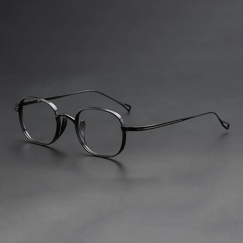 Brightzone Women's Full Rim Oval Square Titanium Eyeglasses - Lightweight & Durable Frame for Work, Reading & Fashion (Model 105183) | Perfect for Office, Daily Wear & Style Accessories