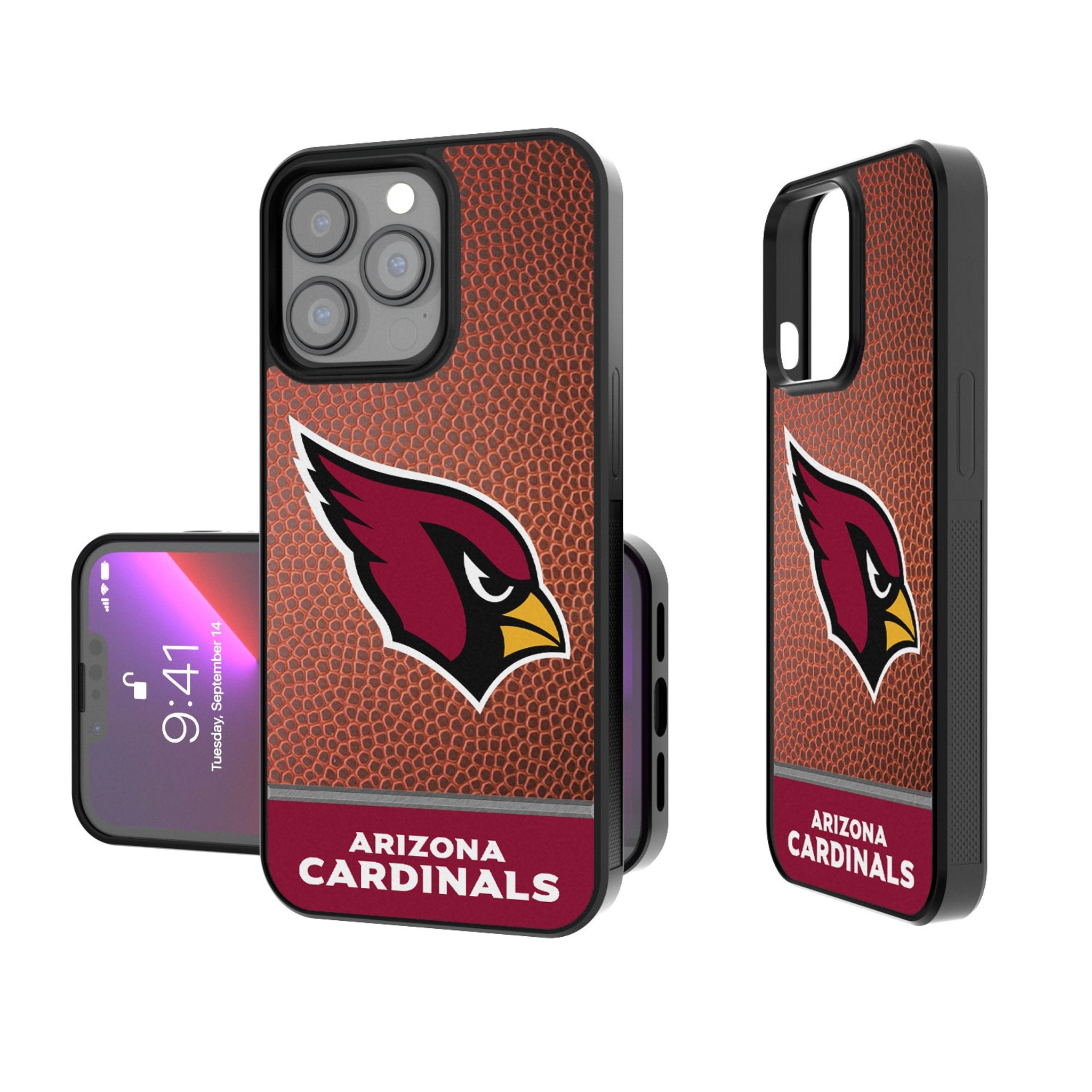 Arizona Cardinals Football Wordmark Bump Phone Case - Shockproof Protective Cover for iPhone & Samsung - Perfect for Game Day & Everyday Use