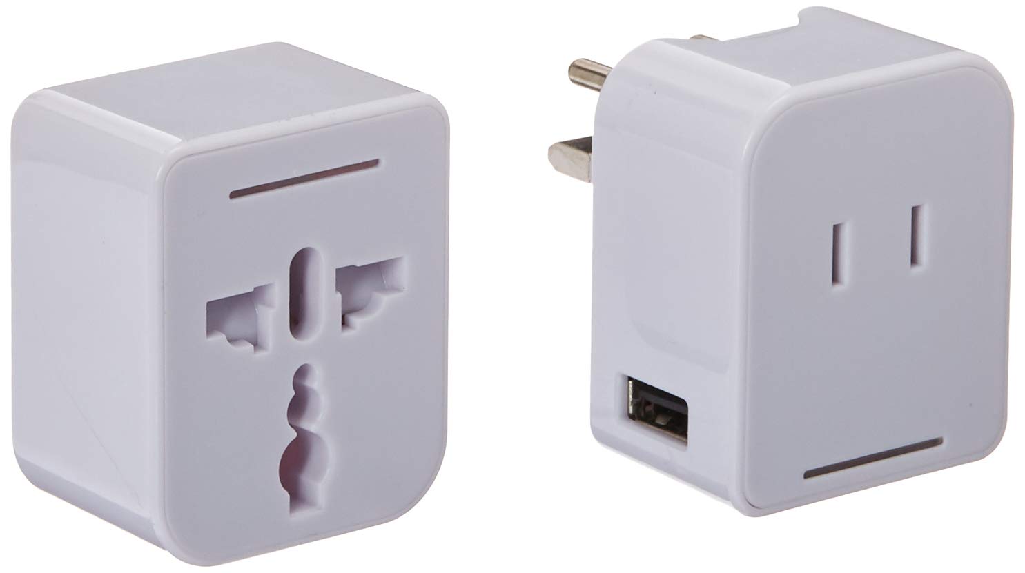 Kikkerland Compact USB Outlet Adapter Block - 4-Port USB Charging Station for Home, Office & Travel - Fast Charging Multi Device Power Hub for iPhone, Android, Tablets & More