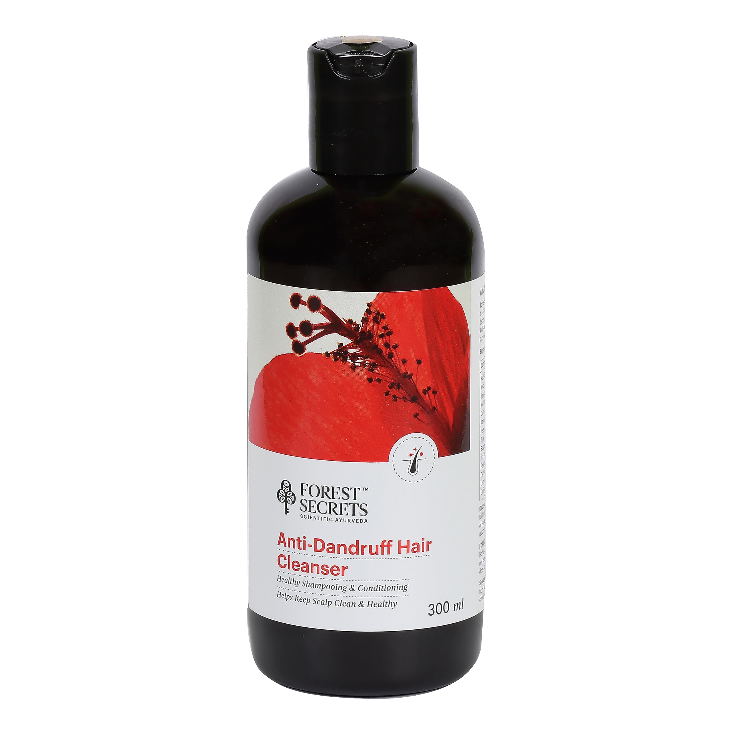 Forest Secrets Anti-Dandruff Shampoo | Ayurvedic Scalp Treatment for Dandruff Control & Itchy Scalp Relief | All Hair Types | 300ml | Perfect for Daily Hair Care & Sensitive Scalp Maintenance