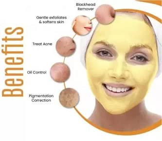 Lusty Soul Green Tea & Vitamin C with Turmeric Clay Face Mask Stick - Brightening, Tan Removal & Glowing Skin Treatment | Natural, Safe for All Skin Types | Pack of 2 | Perfect for Daily Skincare Routine & Spa Days