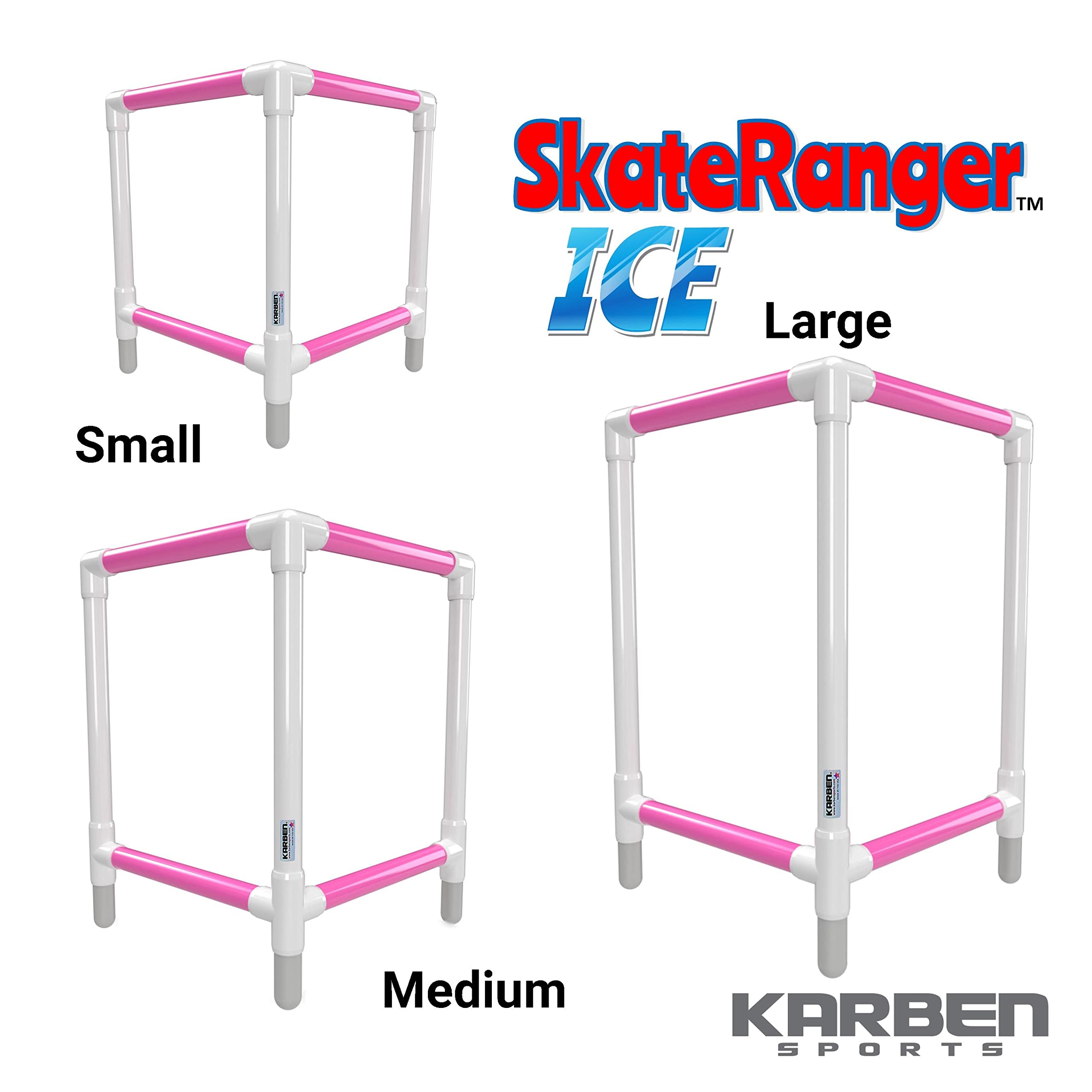 Sports SkateRanger ICE Skater-Aid - Adjustable Ice Skating Trainer for Beginners & Kids | Learn to Skate Easily | Perfect for Ice Rinks, Backyard Practice & Winter Sports Training