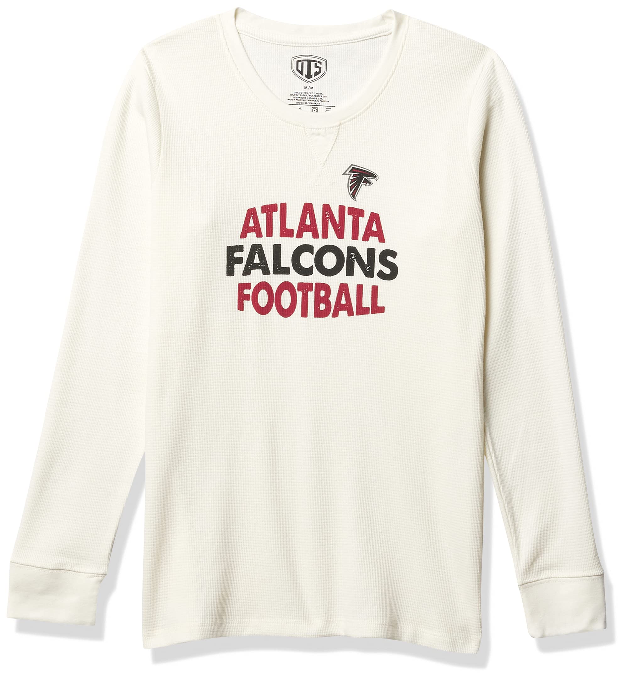 NFL Women's Long Sleeve Waffle Knit T-Shirt | Officially Licensed Football Jersey | Casual Wear & Game Day Outfit