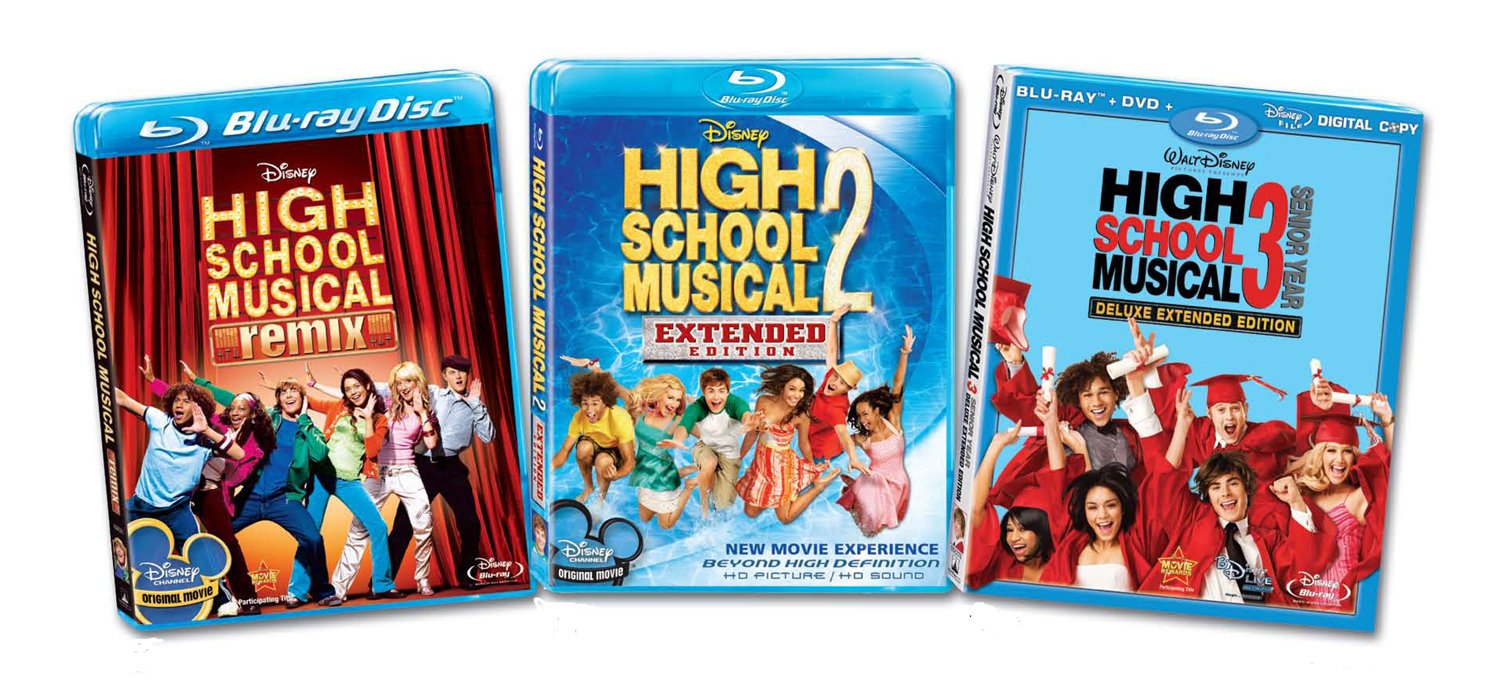 High School Musical 1-3 Blu-ray Collection | Complete Trilogy Set | Disney Musical Movies for Teens | Perfect for Movie Nights & Disney Fans