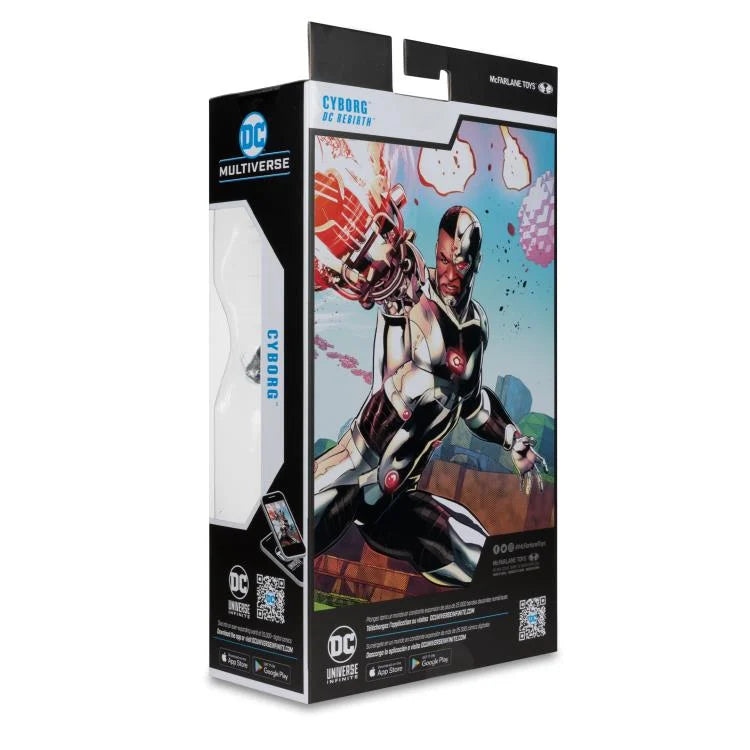 DC Multiverse Cyborg Action Figure - DC Rebirth Collectible by McFarlane Toys | Perfect for Superhero Displays, Comic Book Collections & DC Fans Gifts