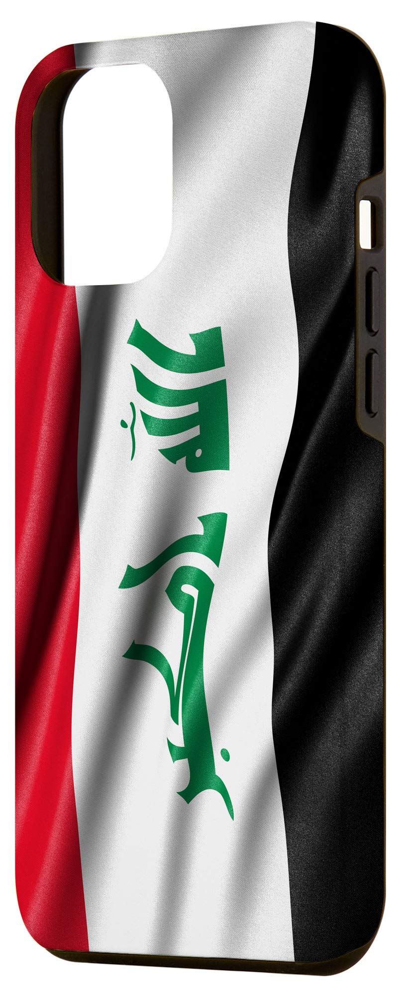 iPhone 12 Pro Max Case with Iraq Flag Design - Durable Protective Cover for iPhone 12 Pro Max - Show Your Iraqi National Pride - Perfect for Travel, Daily Use & Gift Giving
