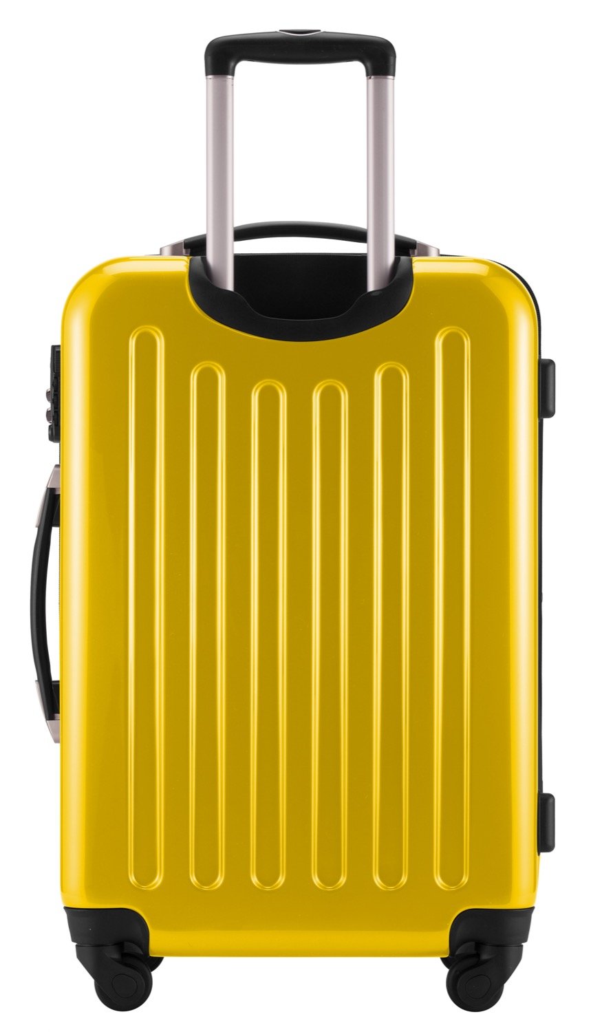 Premium Yellow 75cm Hand Luggage Carry-on Suitcase - Lightweight Durable Cabin Bag for Business Travel & Weekend Getaways