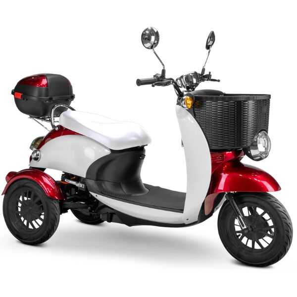 Premium Supreme 3-Wheel Mobility Scooter for Adults - Lightweight Electric Scooter with Long Battery Life - Ideal for Shopping, Travel & Outdoor Activities