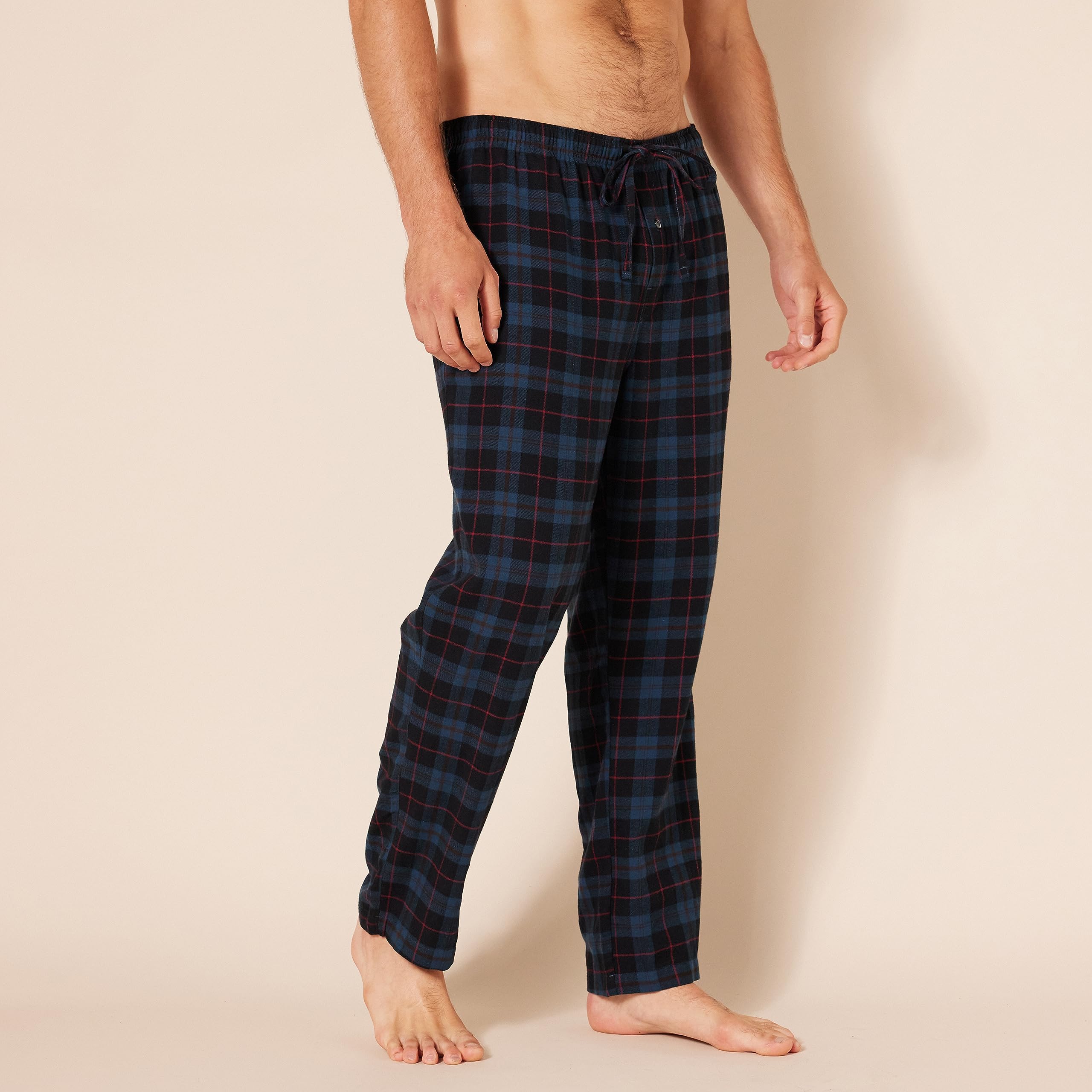 Amazon Essentials Men's Flannel Pajama Pants - Soft & Cozy Sleepwear for Big & Tall - Perfect for Winter Nights & Lounging at Home