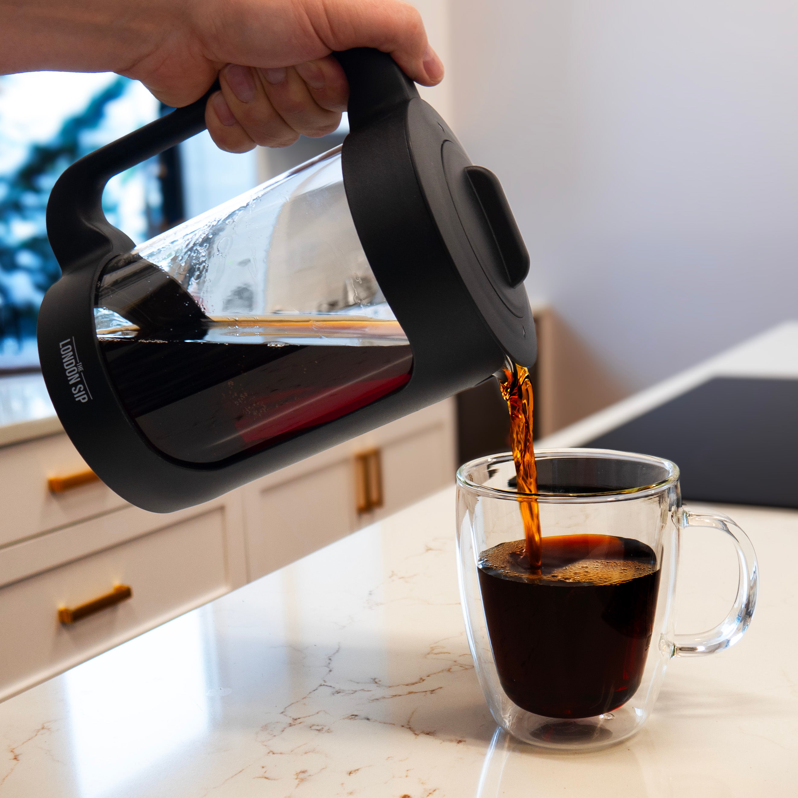 Premium Cold Brew Coffee Maker - Immersion Brewer for Smooth & Bold Coffee - Perfect for Home, Office & Outdoor Use