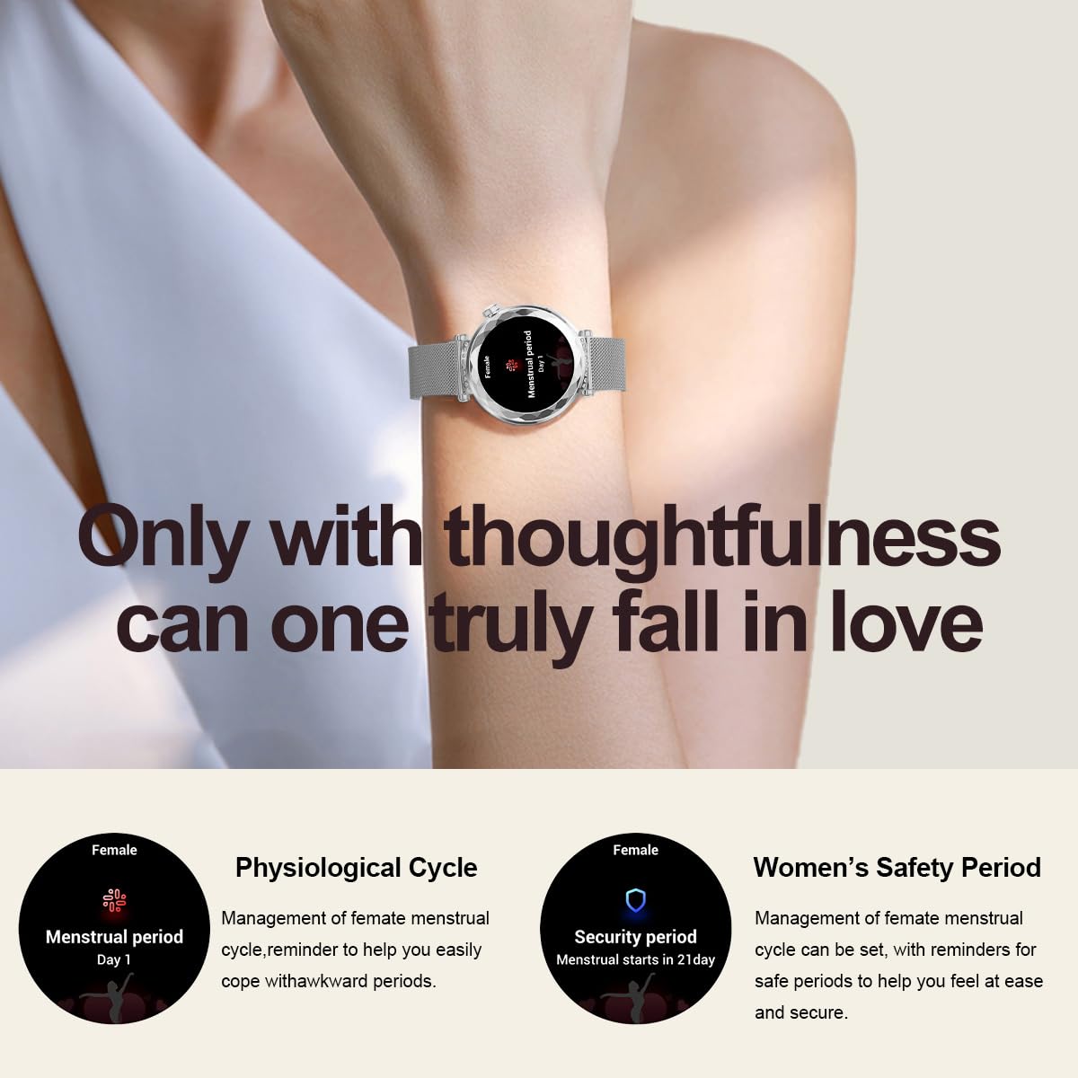 Smart Watch for Women with Fitness Tracker - 1.19