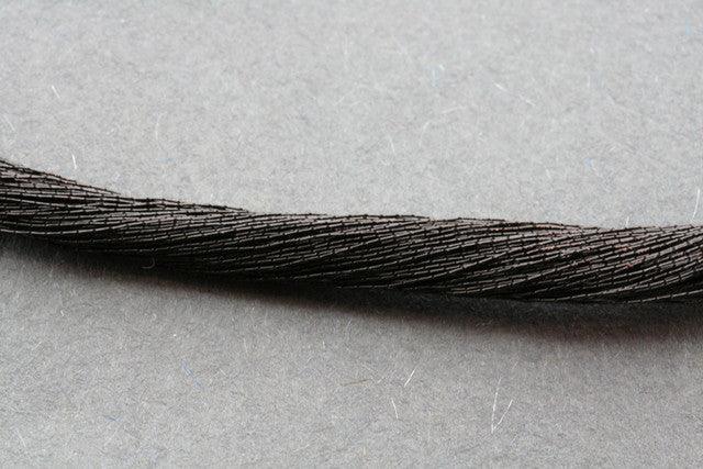 Japanese Silk Strand Necklace Black - Elegant & Lightweight for Women, Perfect for Weddings, Parties & Everyday Wear