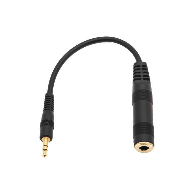 Sennheiser 6.3mm Female to 3.5mm Male Audio Adapter Cable - Professional Stereo Connector for Headphones, Speakers & Music Equipment