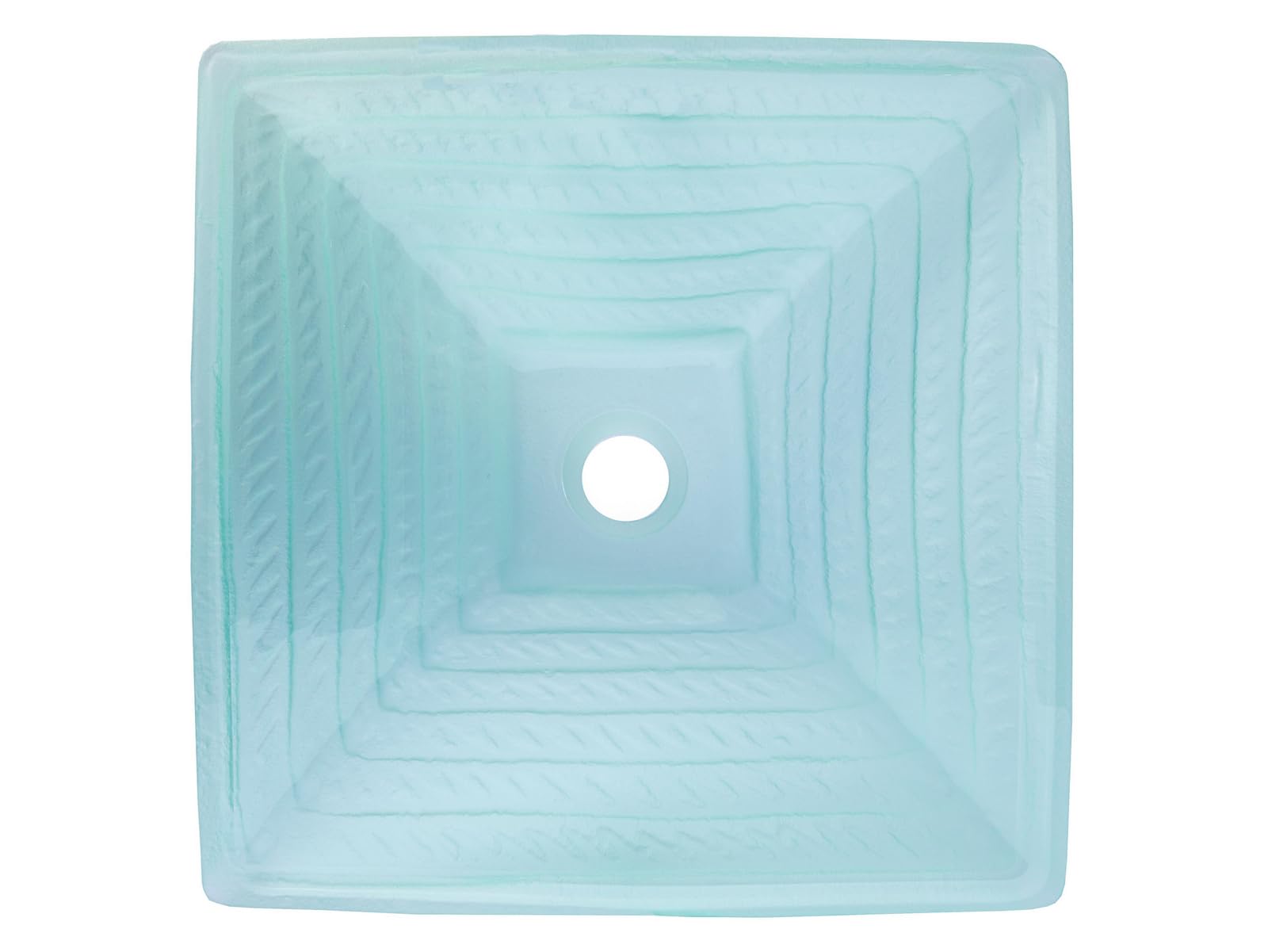 Crystal Clear Square Glass Vessel Bathroom Sink - Modern Above Counter Basin for Vanity, Powder Room & Luxury Bathroom Decor