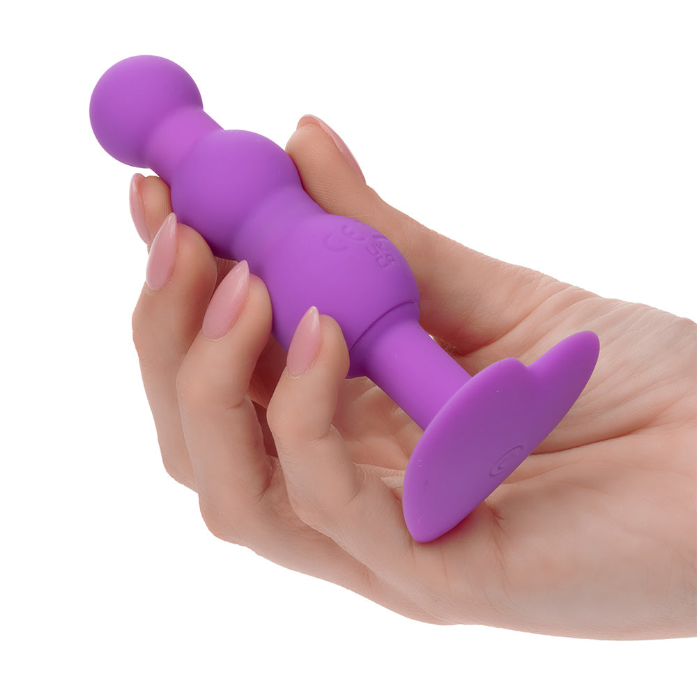Premium Vibrating Triple Beaded Anal Probe with Heart-Shaped Base - Sensual Massager for Couples & Solo Play, Perfect for Beginners & Advanced Users - Enhance Intimacy & Explore New Pleasure in the Bedroom
