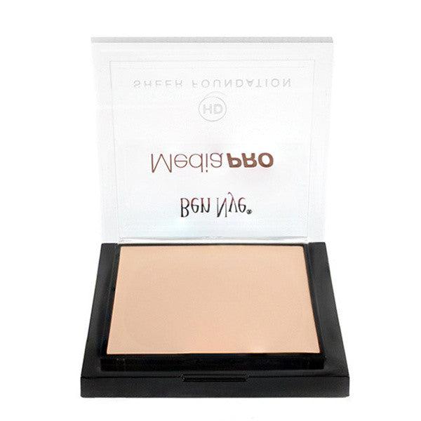 Ben Nye MediaPRO HD Sheer Foundation - Lightweight Liquid Makeup for Flawless Coverage | Professional HD Camera Ready Makeup for Photography, Film & Everyday Wear