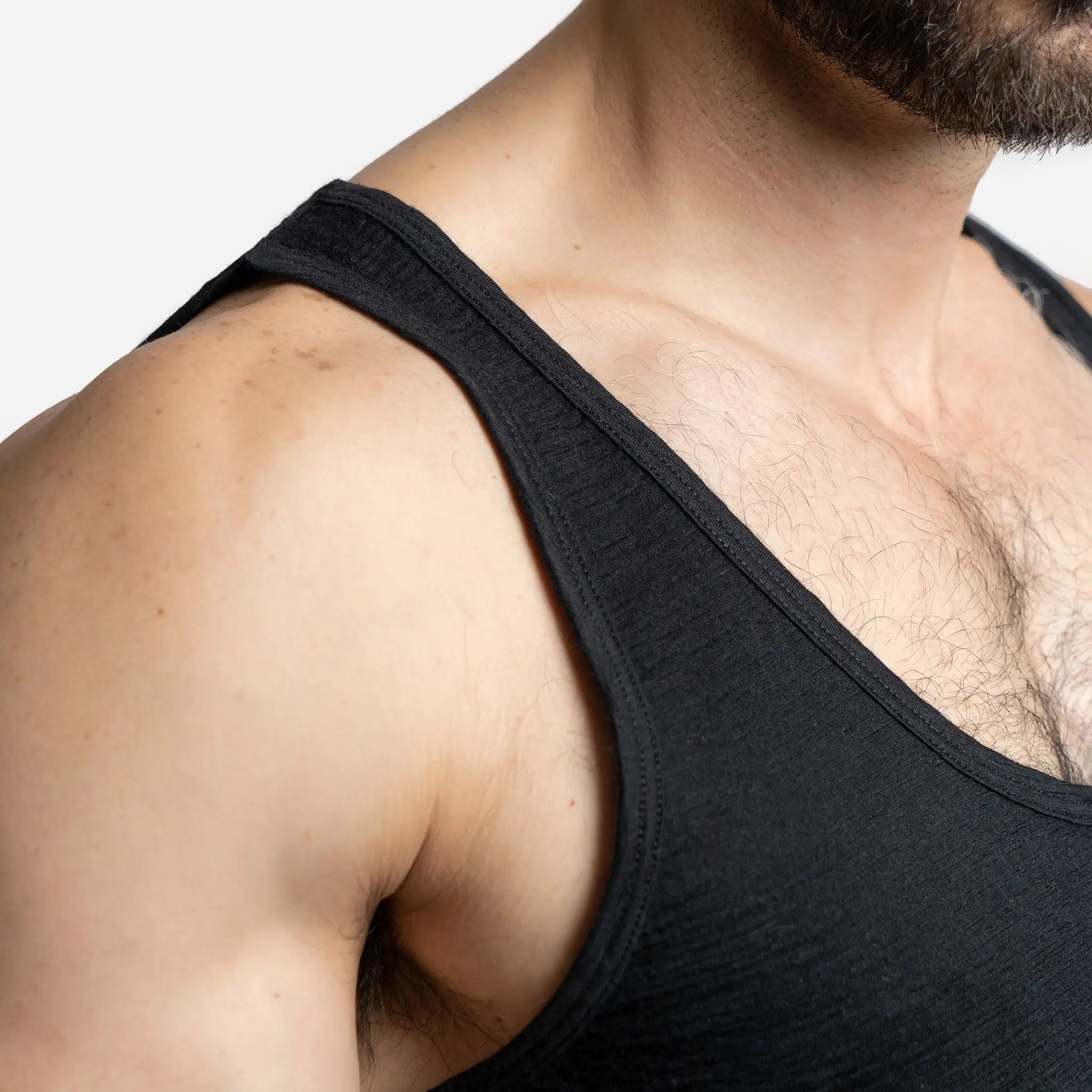 Ultralight Men's Alpaca Wool Tank Top - 160 GSM | Breathable & Moisture-Wicking for Outdoor Activities, Travel & Summer Wear