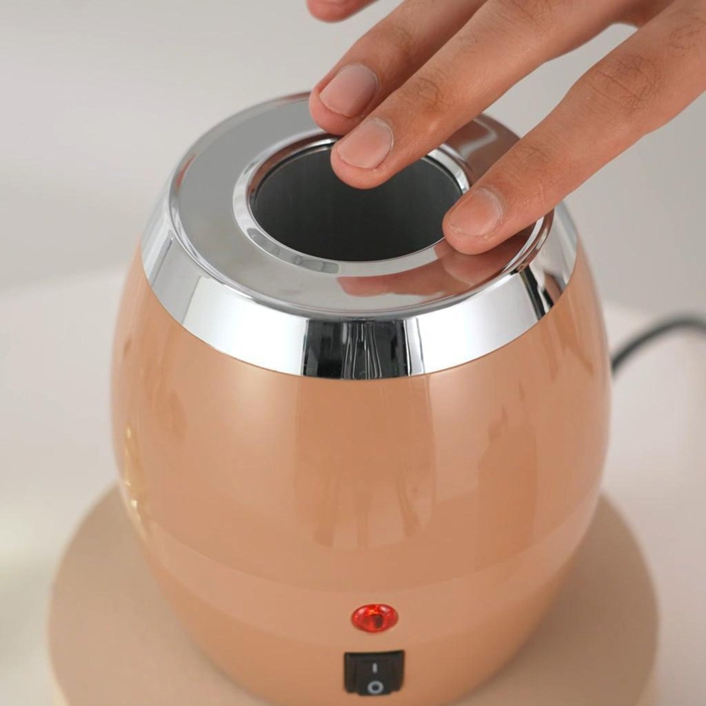 Professional Golden Touch Massage Oil Warmer & Lotion Heater with Empty Bottle - Portable Cream Heating Device for Spa, Salon & Home Use - Perfect for Therapists & Self-Care