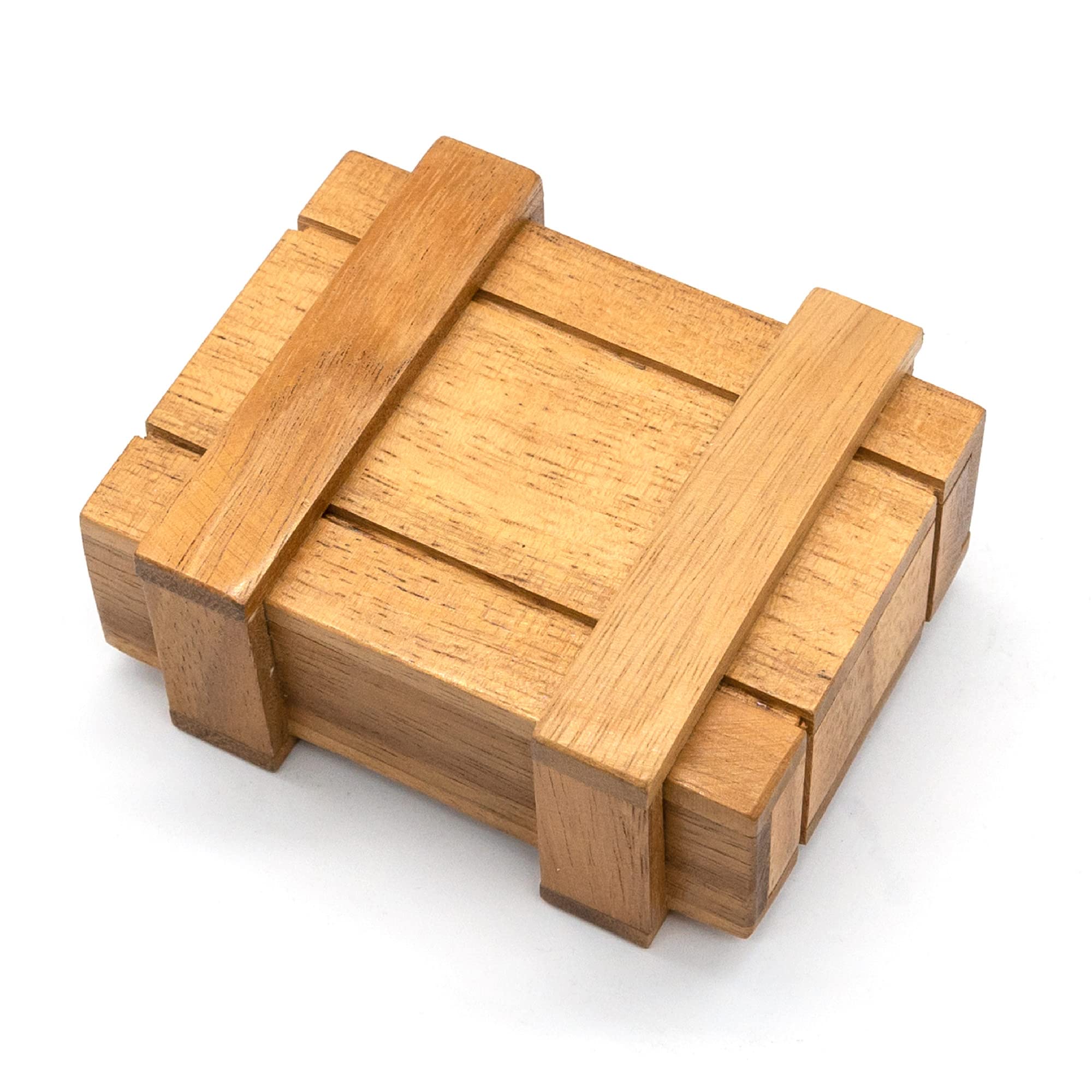 BSIRI Magic Box - Secret Wooden Puzzle Box with Hidden Compartments | Brain Teaser Mystery Gift Box for Jewelry, Cash & Credit Cards | Perfect for Escape Rooms, Gifts & Home Decor (Credit Card Size)