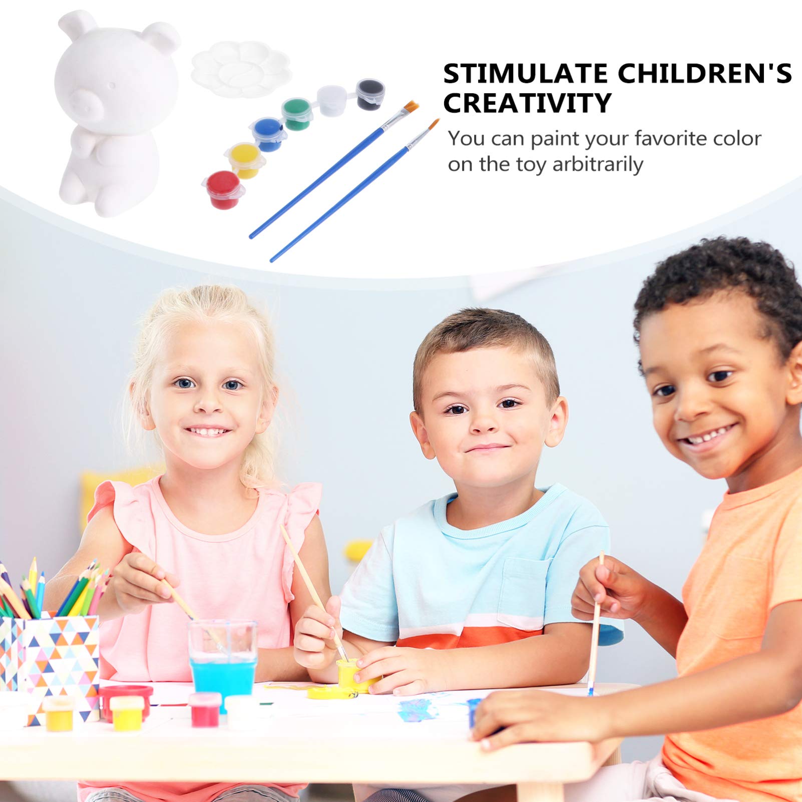 DIY Paint Your Own Ceramic Piggy Bank Kit - Unfinished White Ceramic Bank for Kids & Adults - Creative Painting Craft for Birthday Gifts & Home Decor (Pig Shape) - Perfect for Art Classes, Party Activities & Family Bonding Time