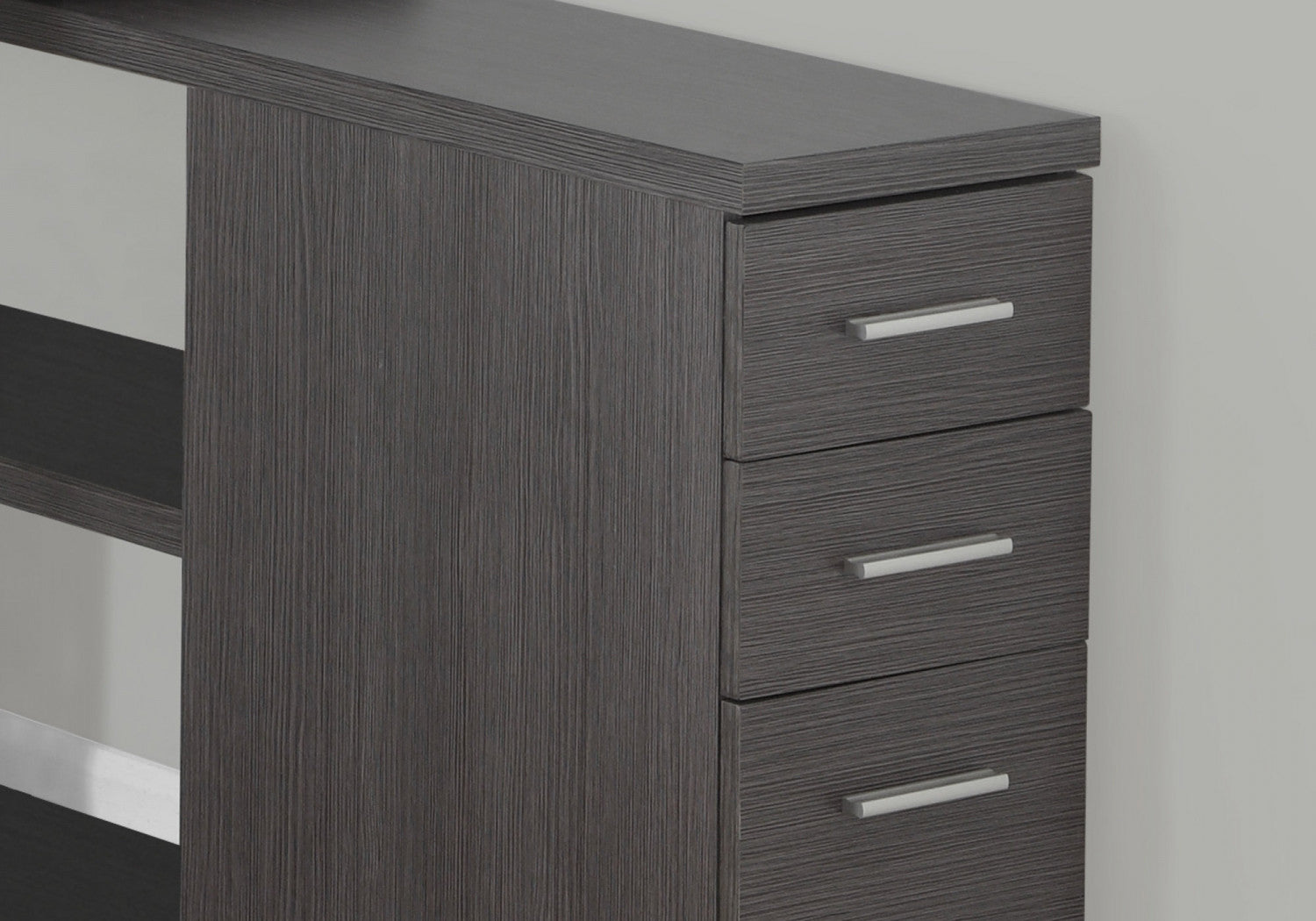 Kivo Desk - Adjustable Standing Desk in Grey | Ergonomic Home & Office Workspace Solution for Productivity & Comfort