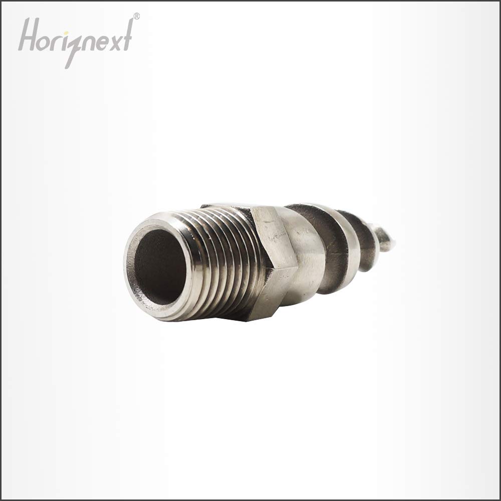 3/4 NPT Spiral Aerator Nozzle - 316 Stainless Steel Lawn & Garden Sprayer for Dust Removal, Fireproofing, Gas & Liquid Cooling (5-Pack) - Ideal for Irrigation, Fire Safety & Industrial Applications