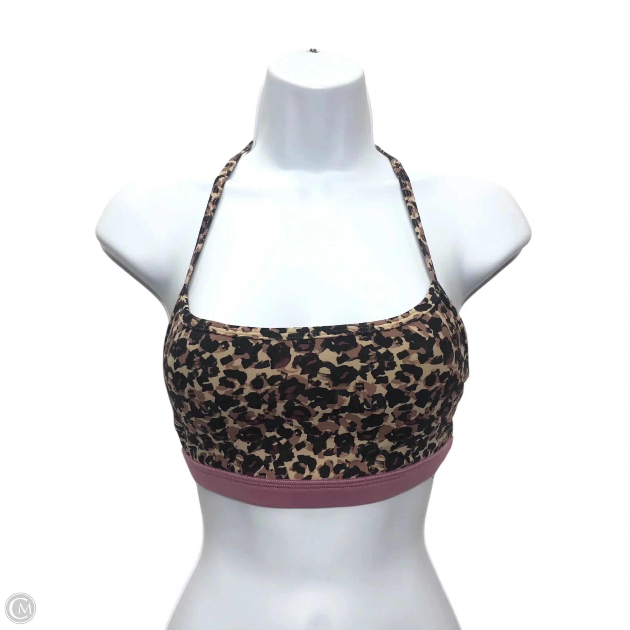 Johnny Was Animal Print Athletic Bra for Women - Size S - Comfortable Workout Sports Bra for Yoga, Running & Gym