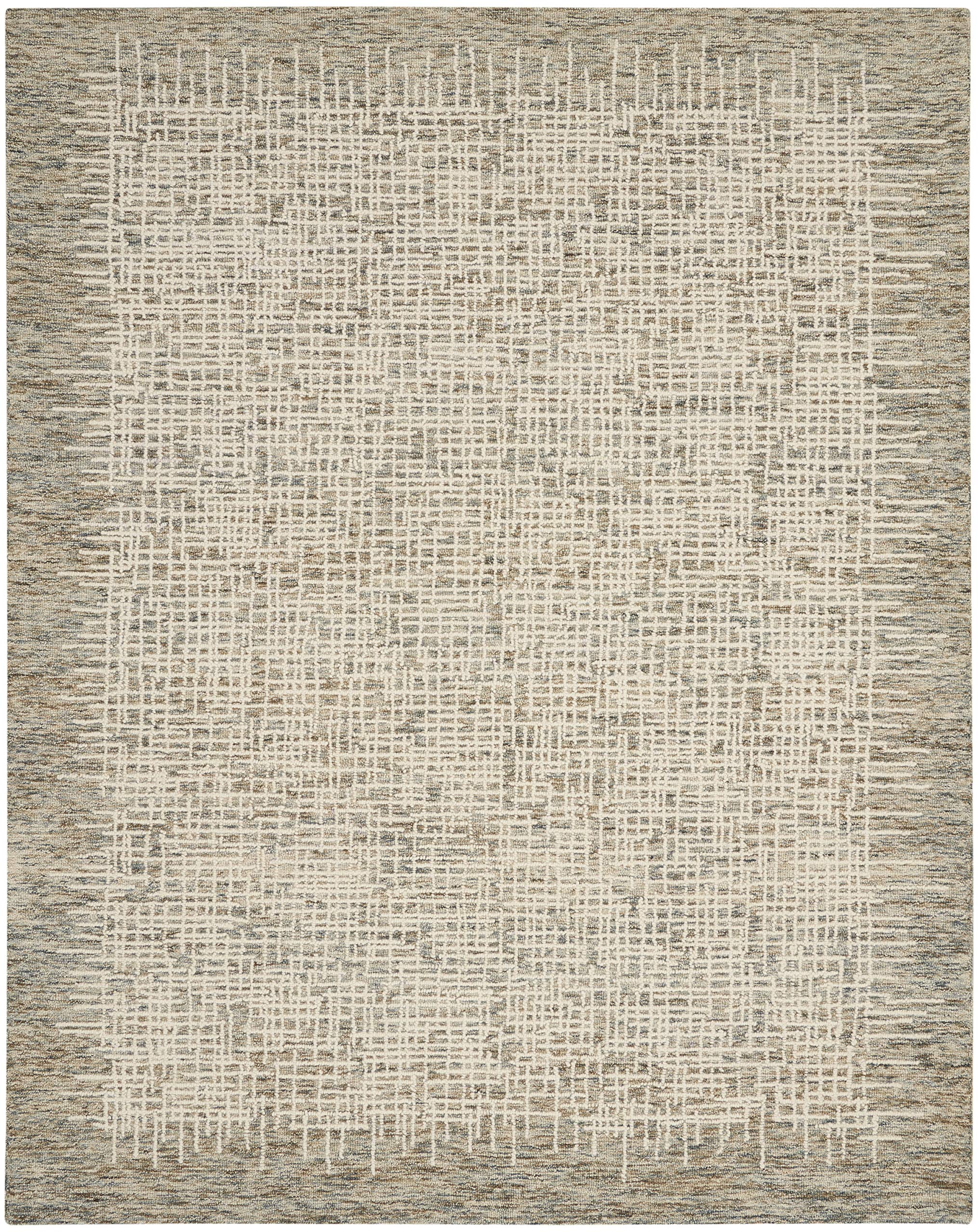 Nourison Vail Rustic Ivory/Multi 7'9