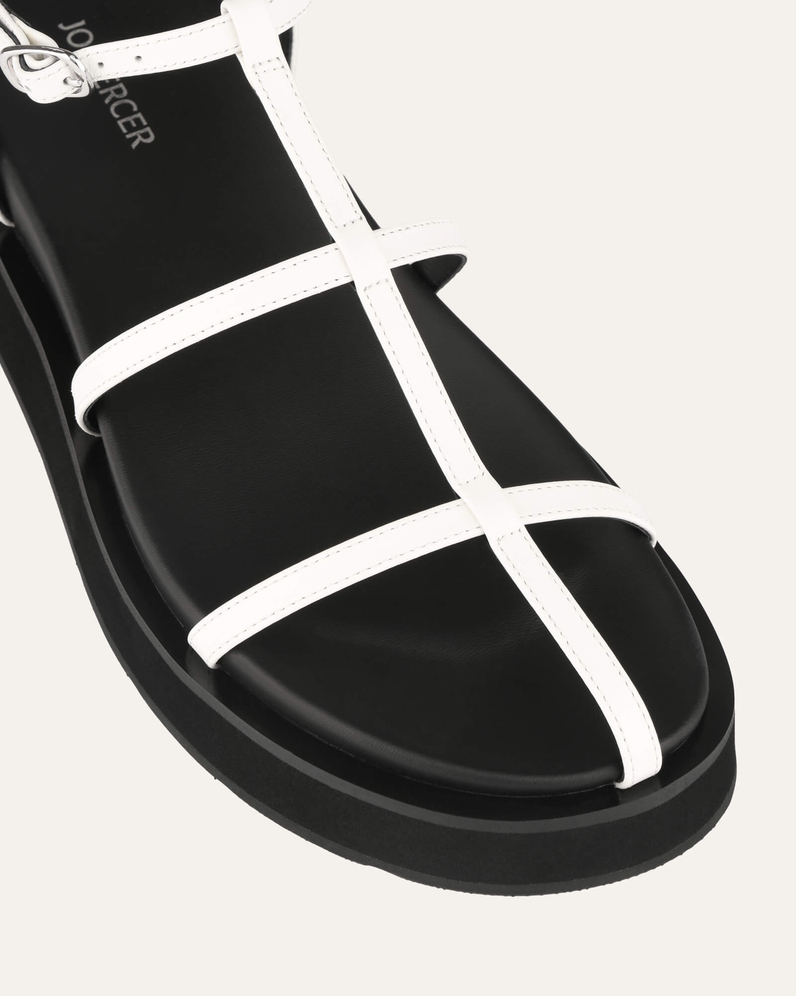 MINA Flat Sandals for Women - White & Multi-Color Comfortable Summer Beach Slides | Perfect for Vacation, Poolside, and Casual Outings