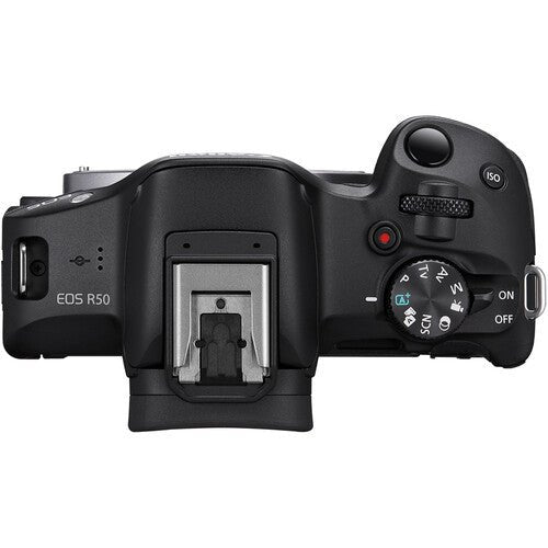 Canon EOS R50 Mirrorless Digital Camera with 18-45mm & 55-210mm Lenses Kit - 4K Video, Dual Pixel AF, Black | Perfect for Travel, Vlogging & Photography Enthusiasts