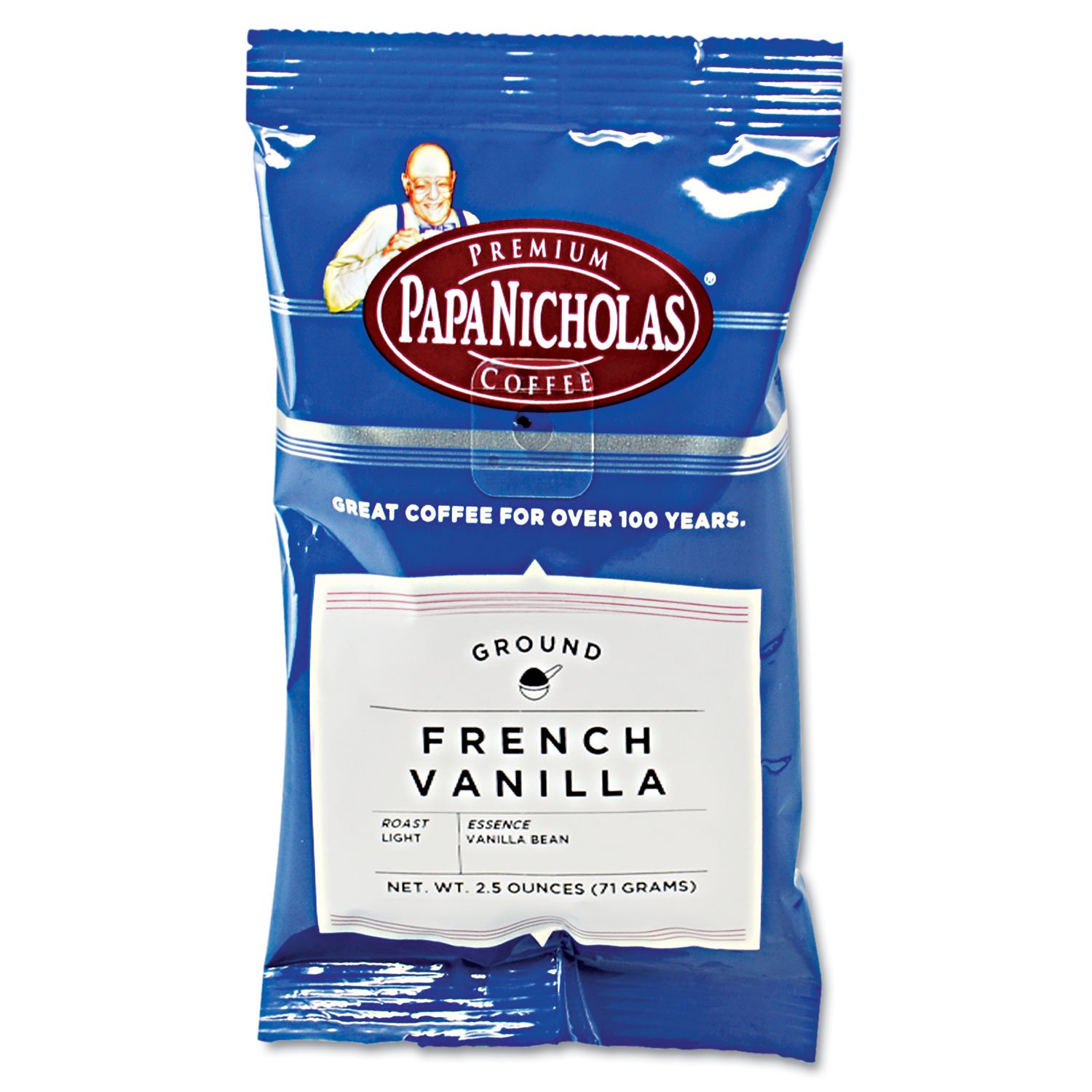 PapaNicholas Premium French Vanilla Coffee - 18 Count Carton | Rich & Smooth Flavor for Home, Office & Gifting | Perfect for Morning Brew, Afternoon Pick-Me-Up & Coffee Lovers