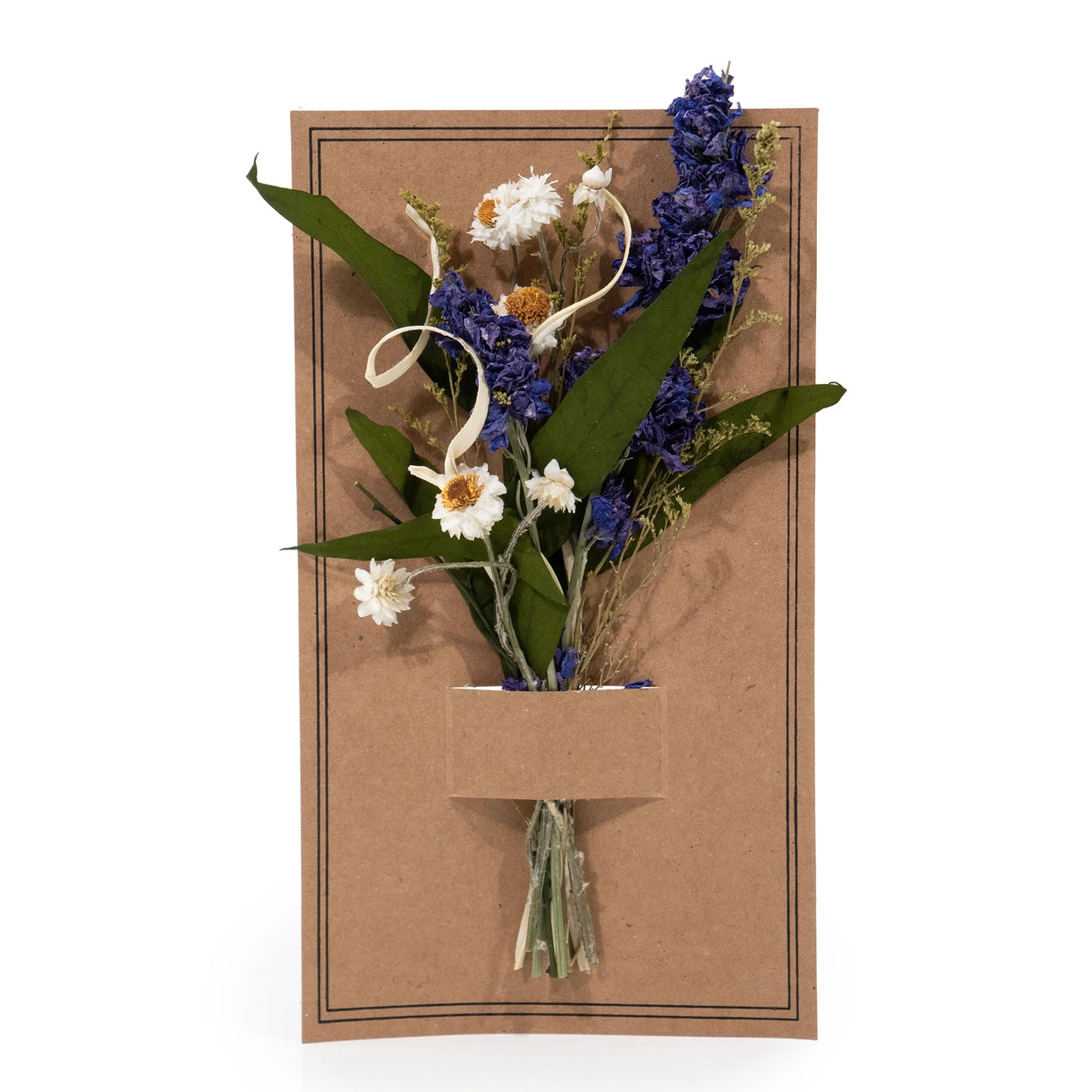Fresh Eucalyptus & Purple Larkspur Mini Bouquet - Perfect for Weddings, Home Decor & Gifts | Handmade Floral Arrangement