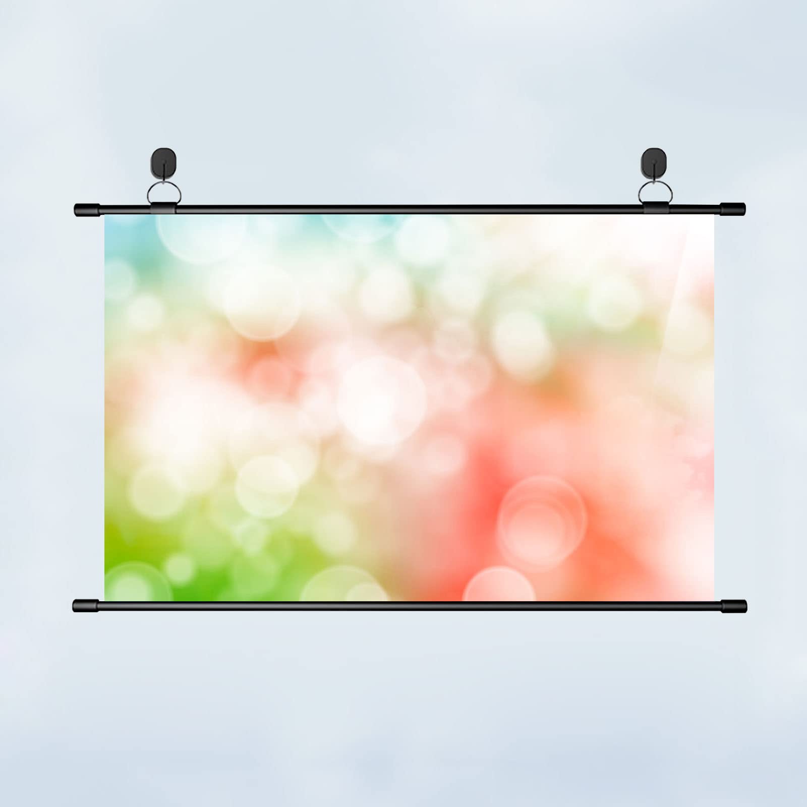 XGBYDYS Portable Projector Screen - 4:3 & 16:9 HD Foldable Anti-Crease Movie Screen for Indoor Outdoor Use | Home Theater, Gaming, Office Presentations | 178° Wide Viewing Angle | Perfect for Movie Nights, Backyard Parties & Business Meetings