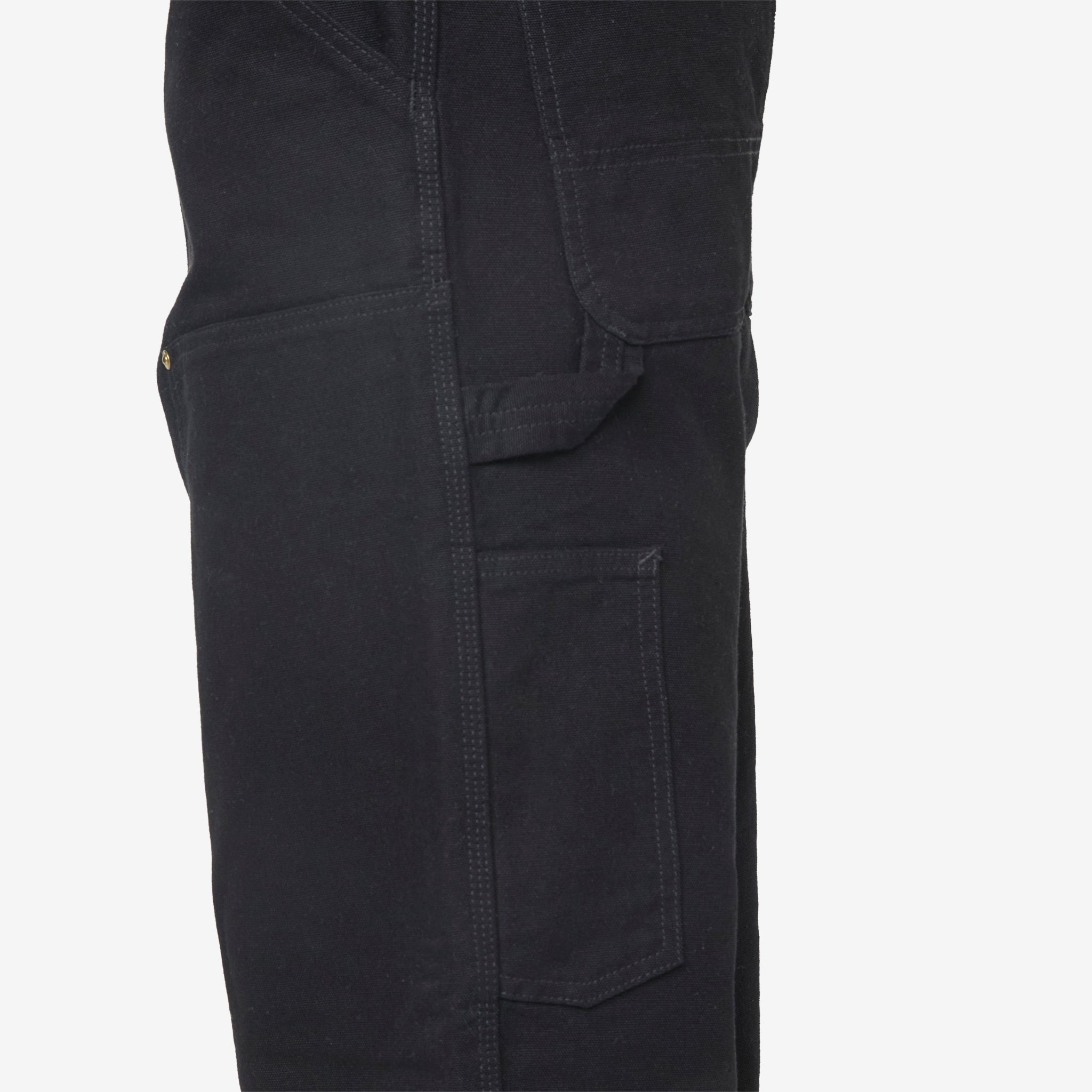 Double Knee Work Pants - Black Stone Canvas for Men | Durable & Comfortable Workwear for Construction, Carpentry & Outdoor Labor