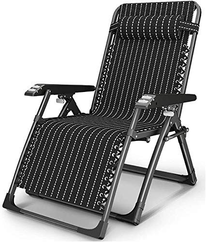 Portable Folding Lounge Chair for Camping, Beach, Office & Home - Adjustable Sun Lounger with Armrests - Perfect for Outdoor Relaxation, Napping, Lunch Breaks & Travel