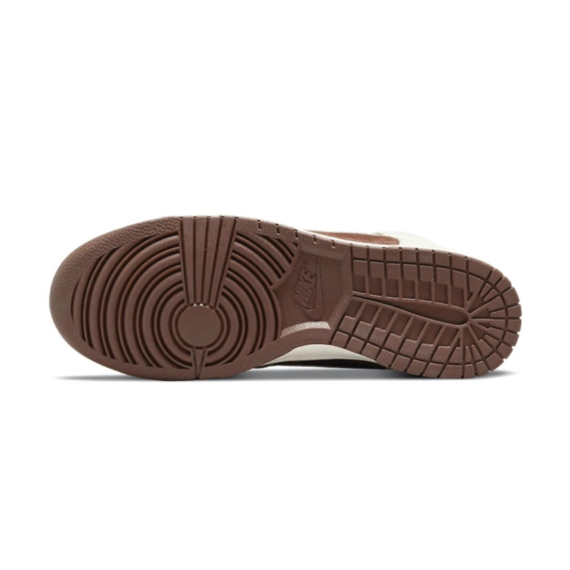 Nike Dunk High Sneakers - Khaki Chocolate Sail Colorway - Men's & Women's Basketball Shoes for Casual Wear & Street Style