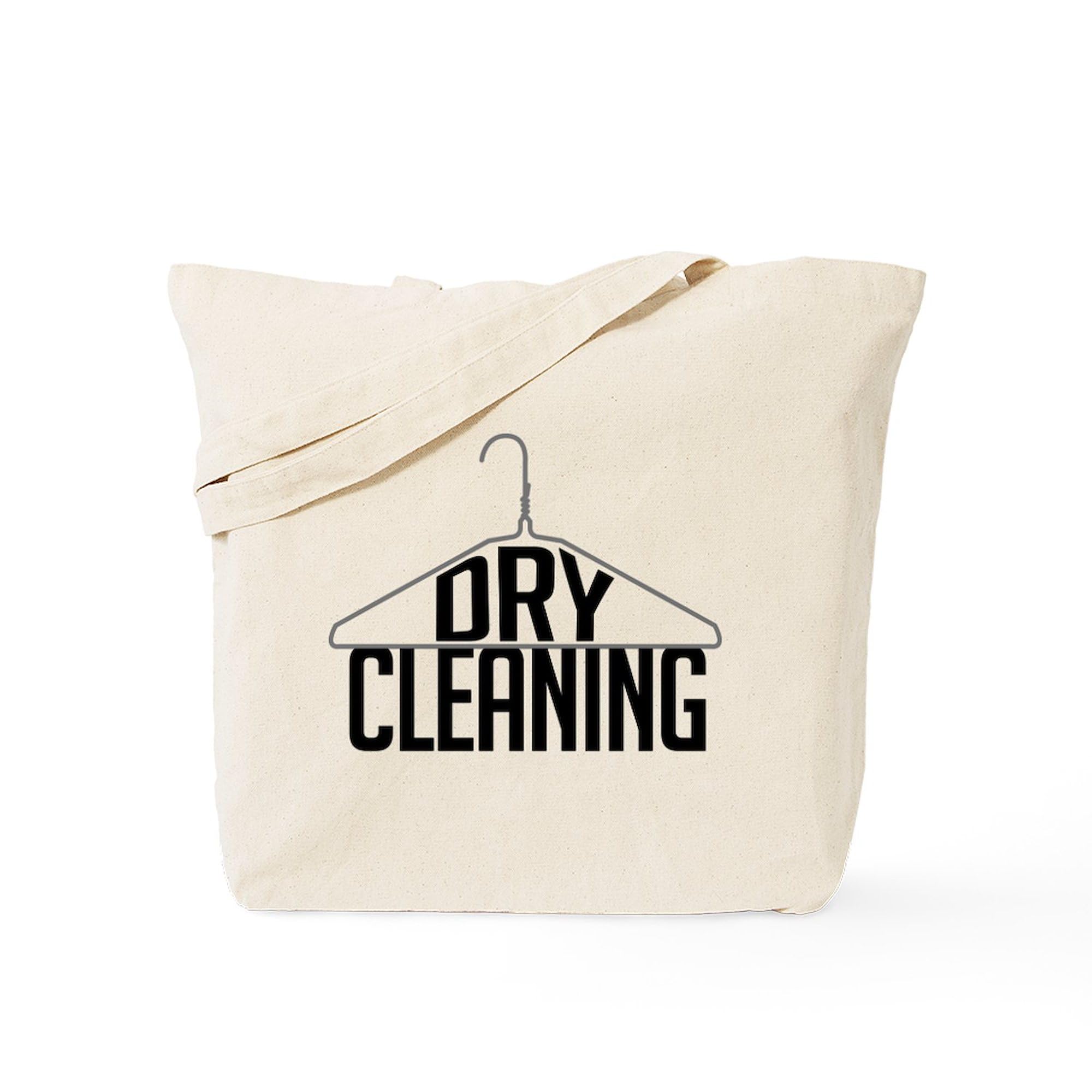 Eco-Friendly Natural Canvas Dry Cleaning Tote Bag - Reusable Shopping Bag for Laundry, Groceries & Beach Trips