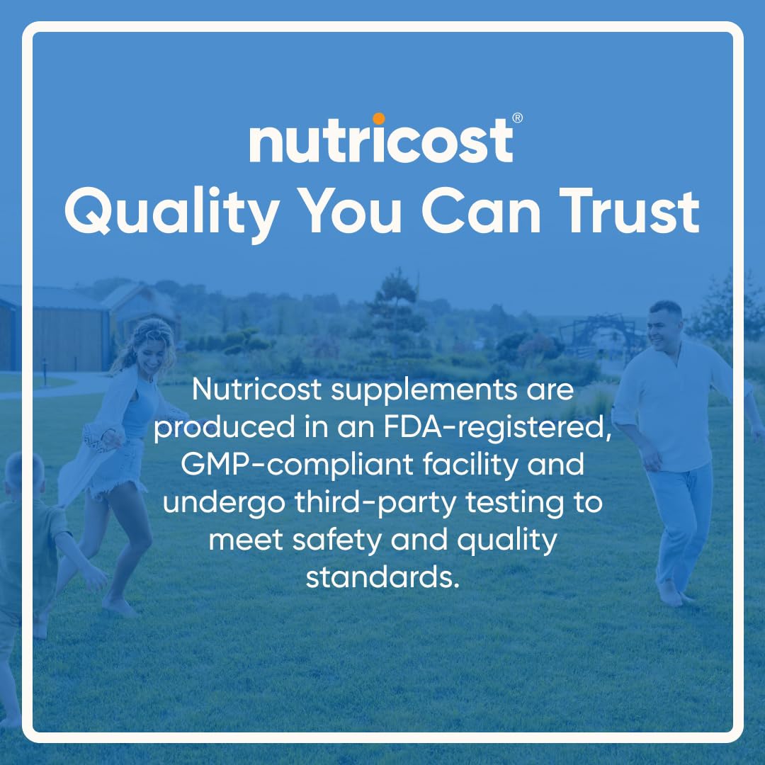 Nutricost Berberine HCl 600mg, 60 Vegetarian Capsules - Gluten Free, Non-GMO Supplement for Blood Sugar Support & Digestive Health - Perfect for Daily Wellness Routine & Natural Metabolism Boost