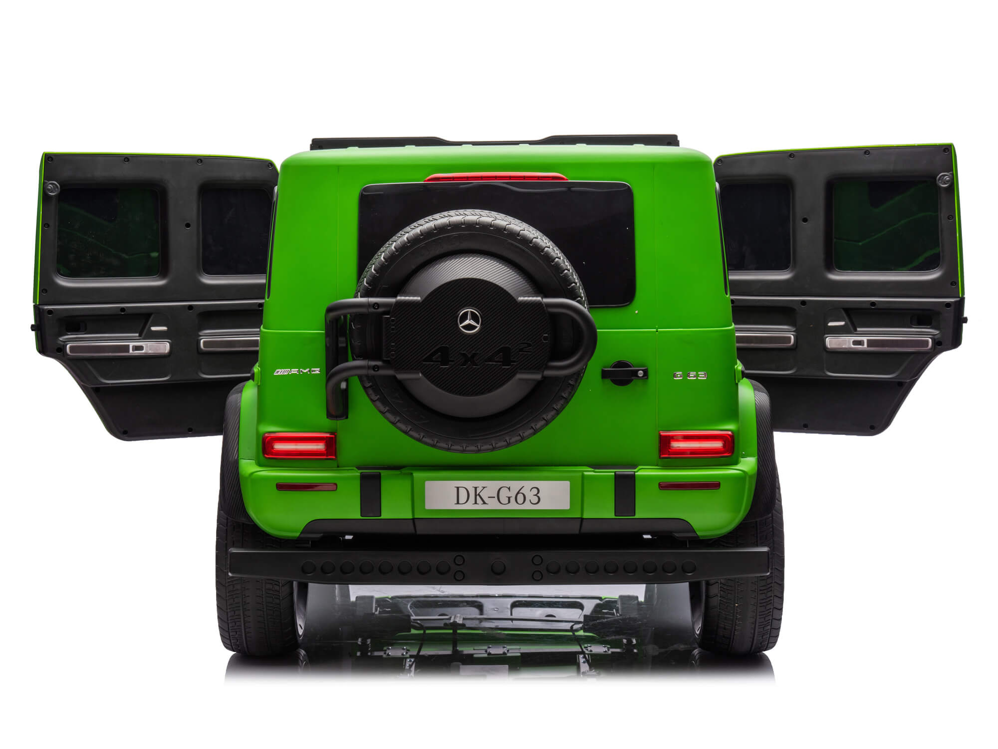 24V 2 Seater Mercedes AMG G63 Kids Ride On SUV with Parent Remote Control & LED Video Screen - Green Electric Toy Car for Outdoor Play & Indoor Fun
