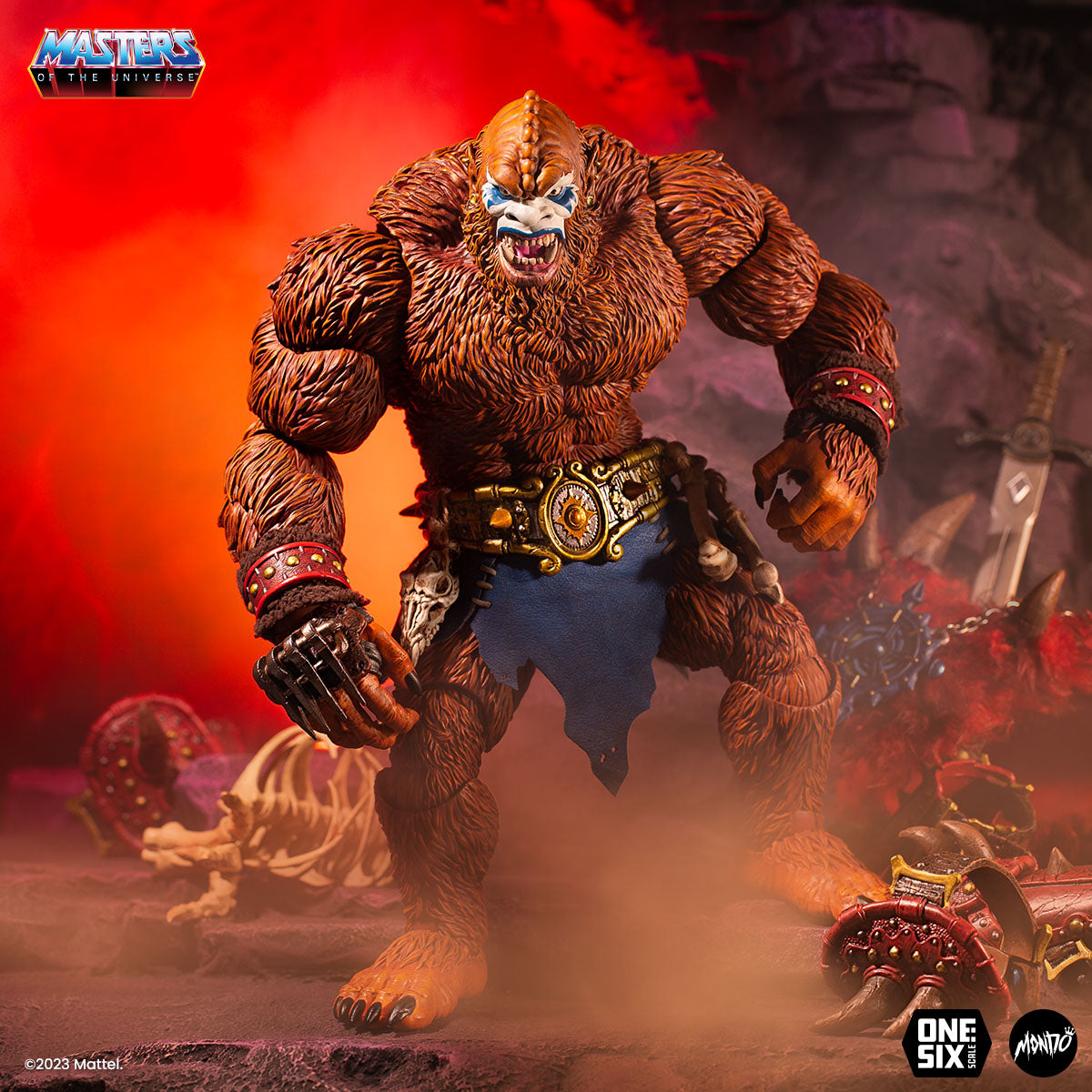 Masters of the Universe Beast Man 1/6 Scale Collectible Action Figure - Timed Limited Edition - Perfect for Display, Gifts, and He-Man Fans Collection