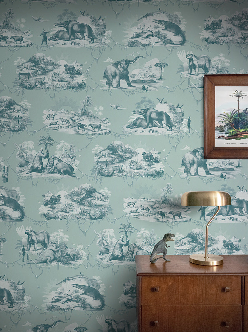 Extinctopia Premium Dinosaur Wallpaper - High-Quality Peel & Stick Removable Wallpaper for Kids Room, Nursery, Bedroom Decor - Easy to Install & Remove, Perfect for Home, Office & Classroom Decoration