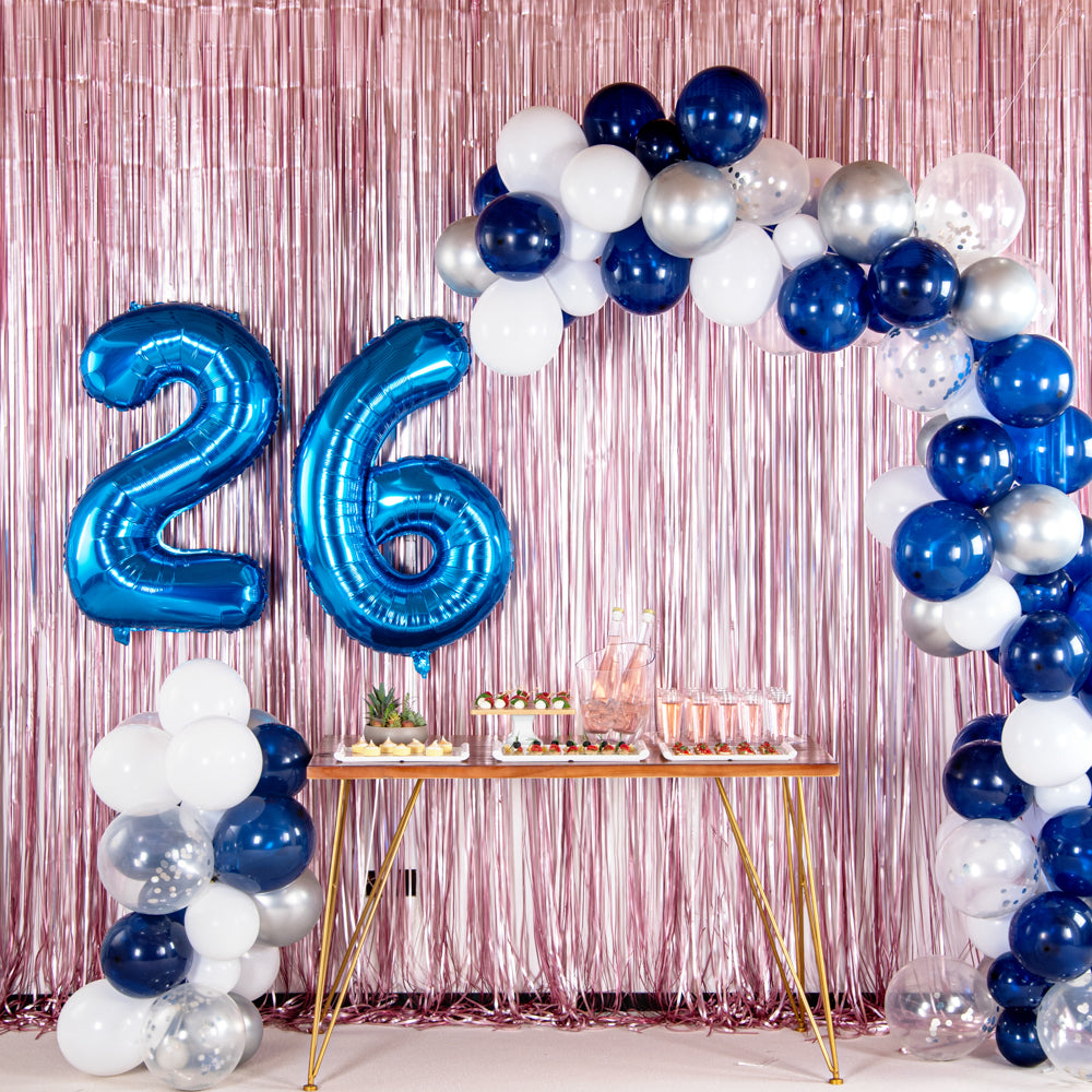 Balloonify Blue Mylar Number 2 Balloon - 40 Inch Large Foil Balloon for Birthday Parties, Baby Showers & Anniversary Celebrations (1 Count)