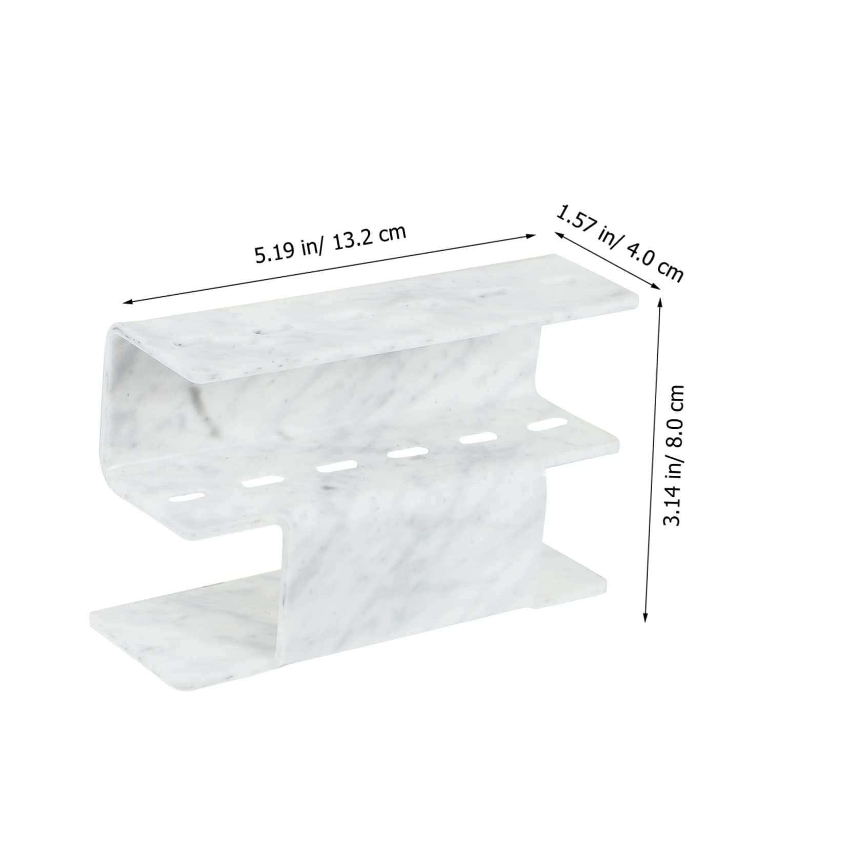 6-Piece Eyelash Extension Tweezers Holder Display Rack - Durable Plastic Organizer for Lash Salons & Professionals - Perfect for Tweezers Storage and Salon Countertop Organization