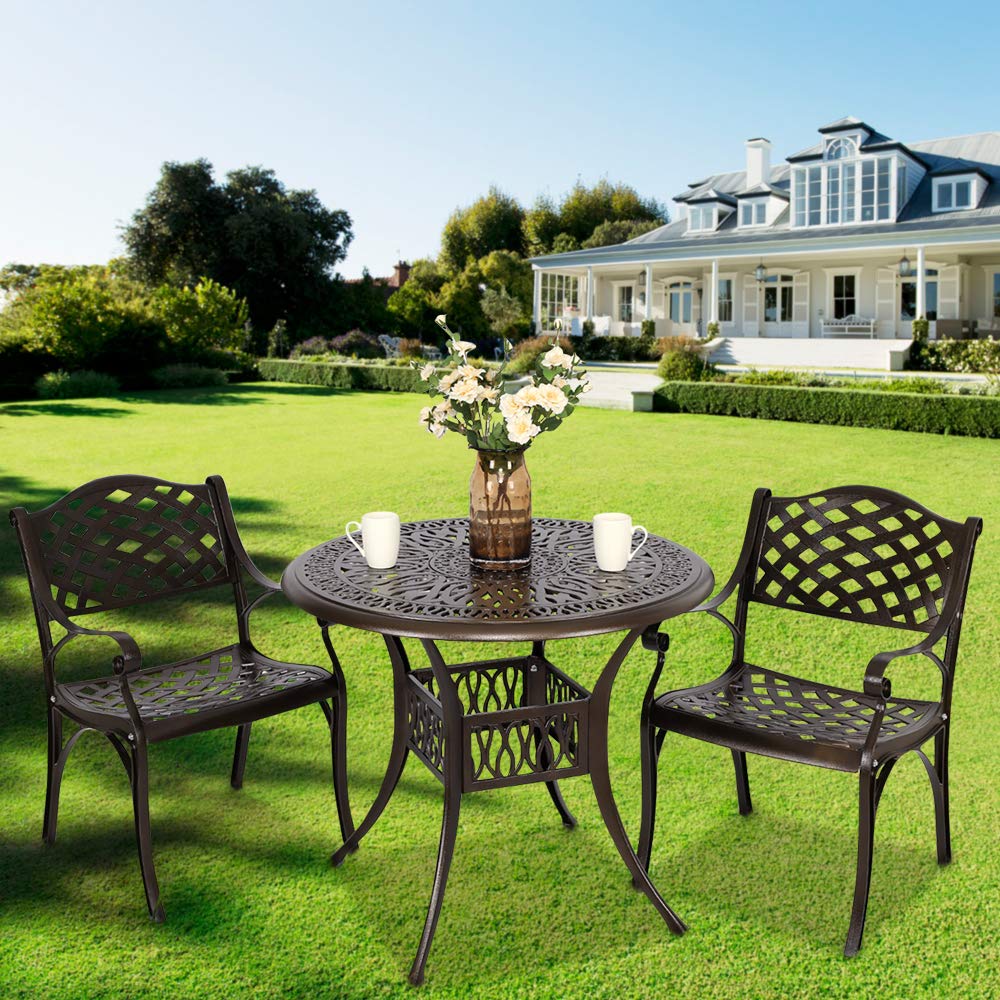 YUSING 3-Piece Outdoor Patio Bistro Set - 35
