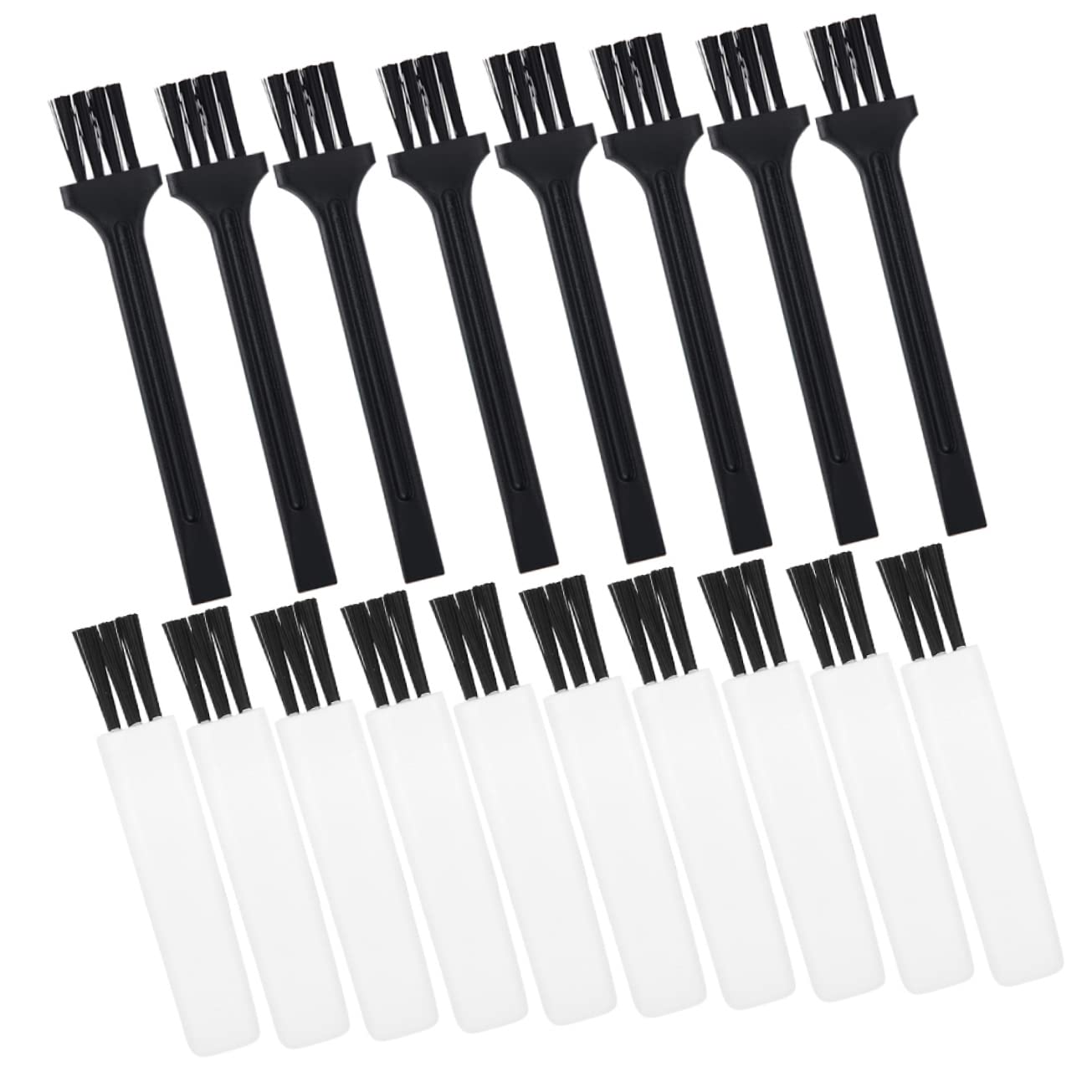 120 Pcs Electric Shaver Cleaning Brush Set - Portable Trimmer & Clipper Cleaner Tool with Plastic Scrub Brush for Beard & Hair Clippers - Perfect for Home, Salon & Travel Grooming Kits