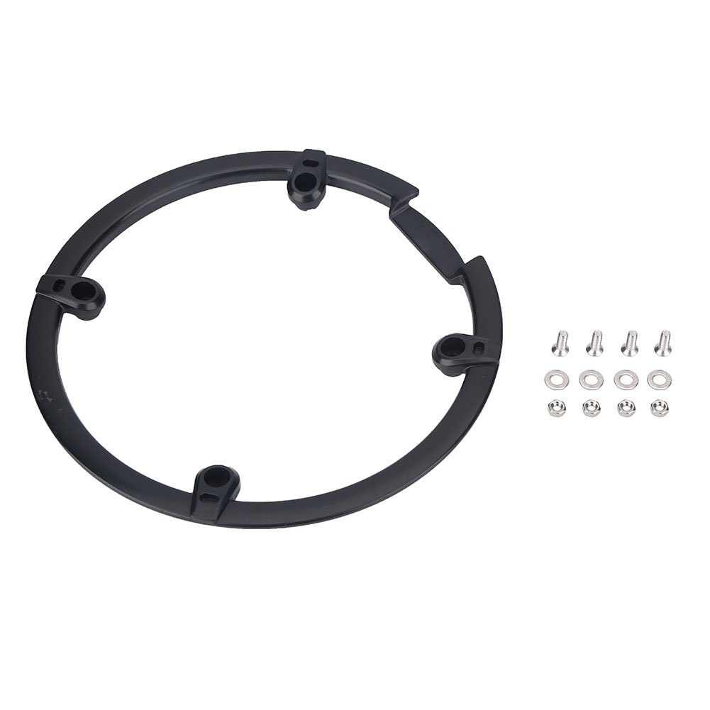 VGEBY Black Plastic Chain Guard Protector for Mountain Bike - Cycling Chainring Sprockets Cranksets Cover | Durable Protection for Off-Road, Trail & Commuter Biking